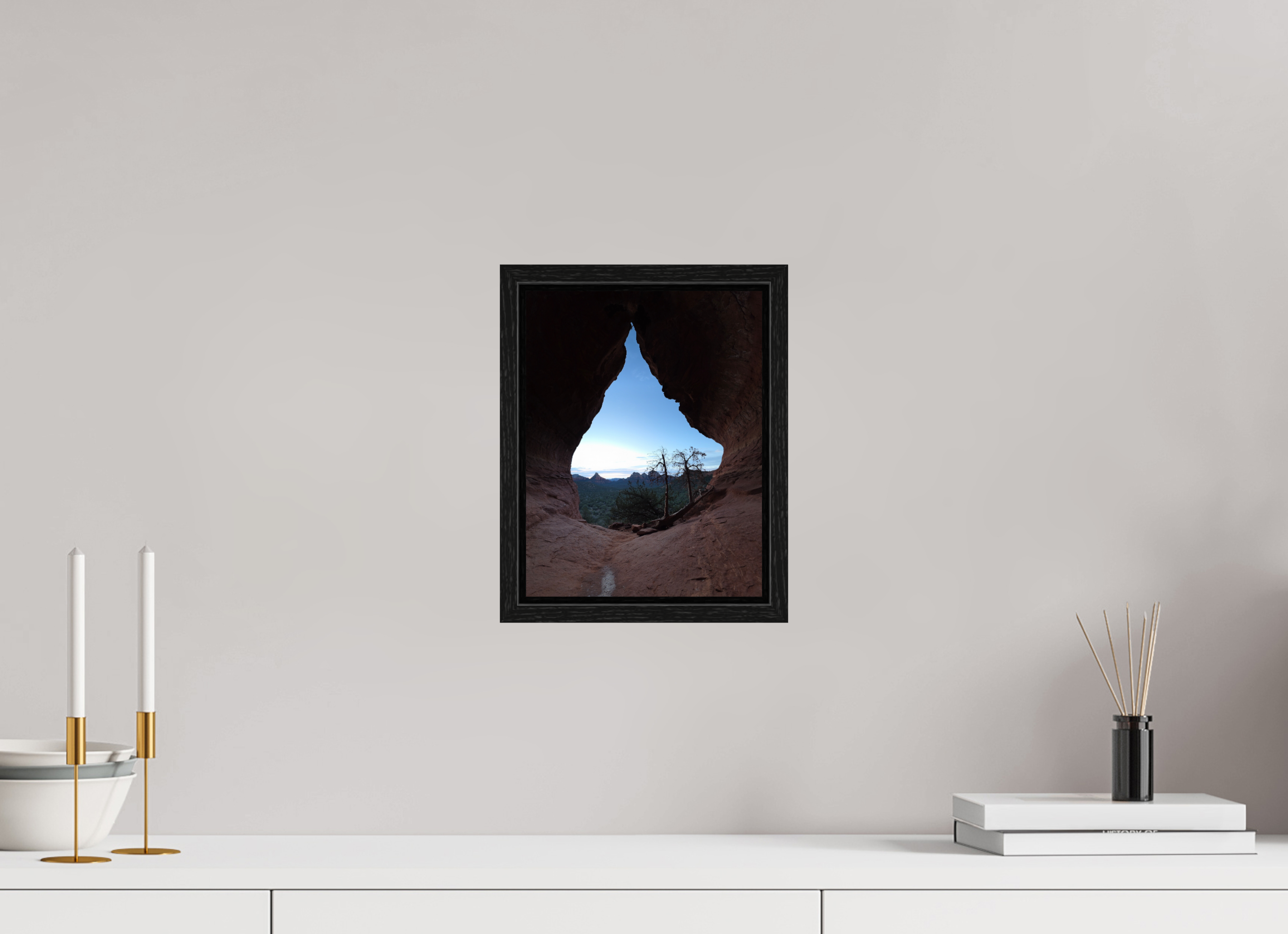 8 x 10.4″, Floater Frame Where Light Is Born