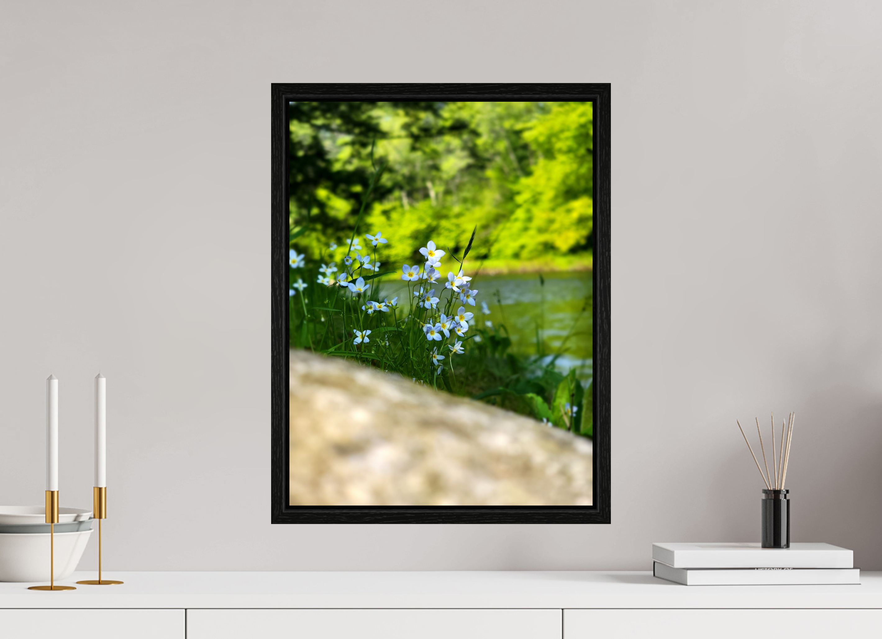15 x 20″, Floater Frame Little Nothings Worth Rembering