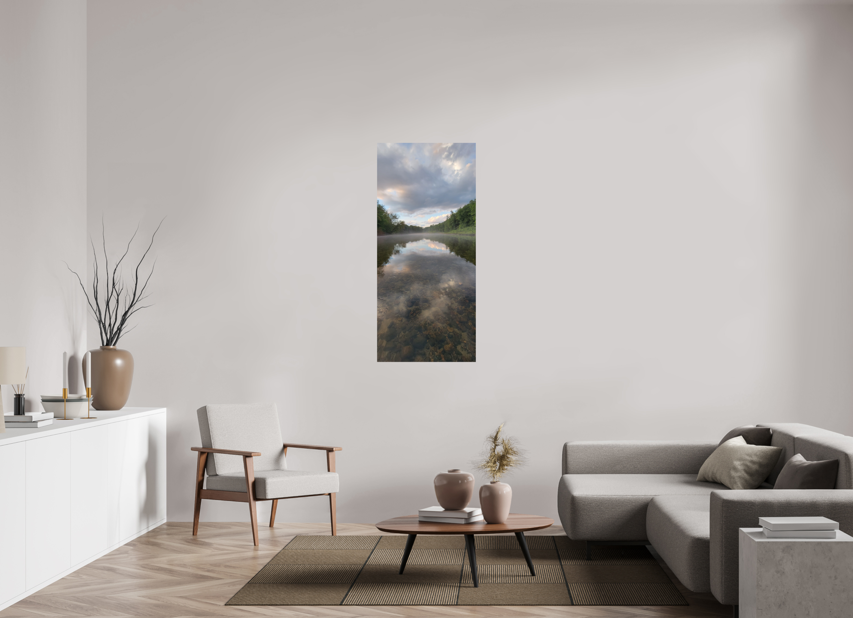 24 x 53.3″, Photo Print On Fuji Crystal DP II Drifted In Fog