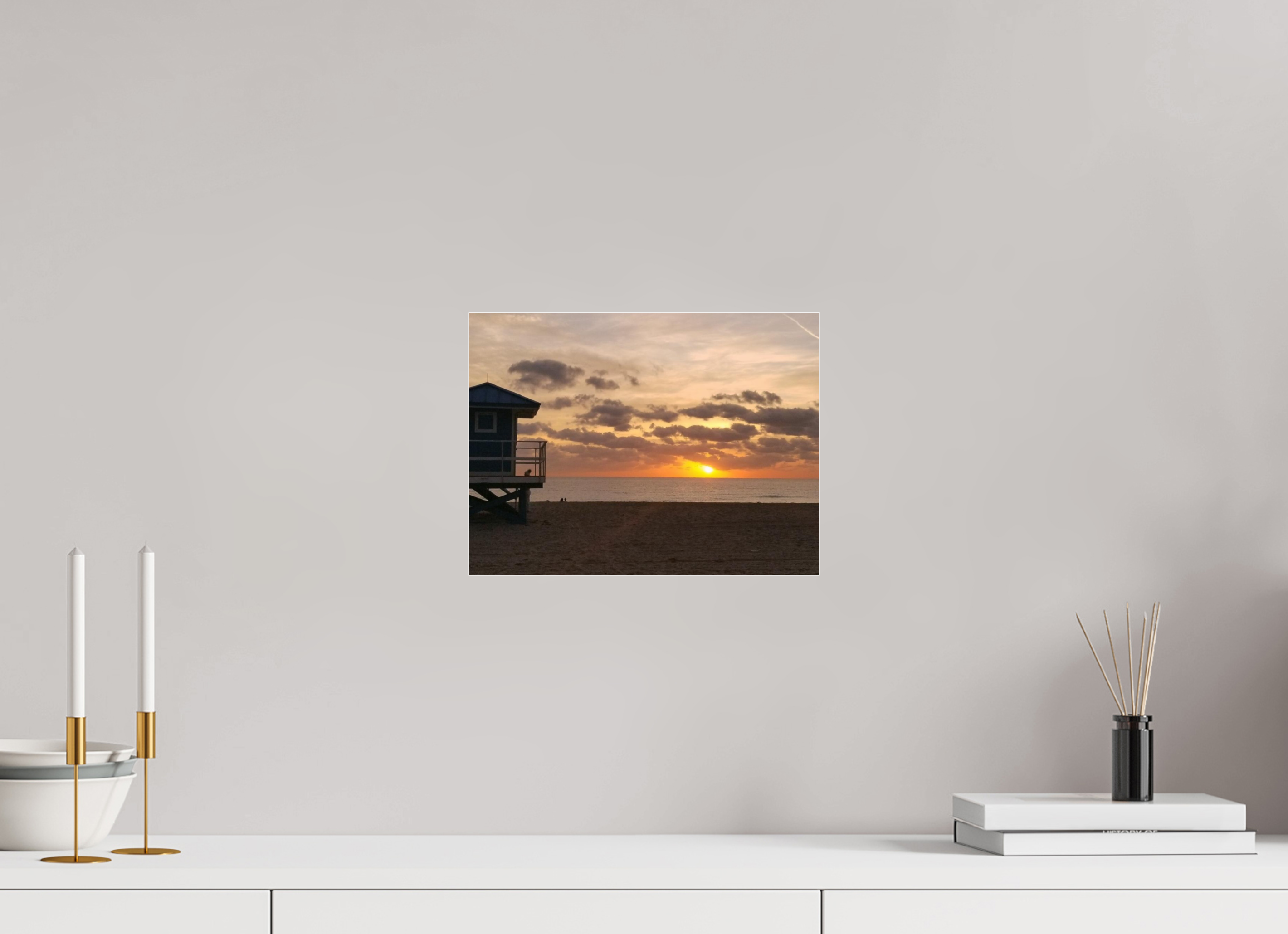 12 x 9″, Photo Print Under Acrylic Glass The Hampton Sky