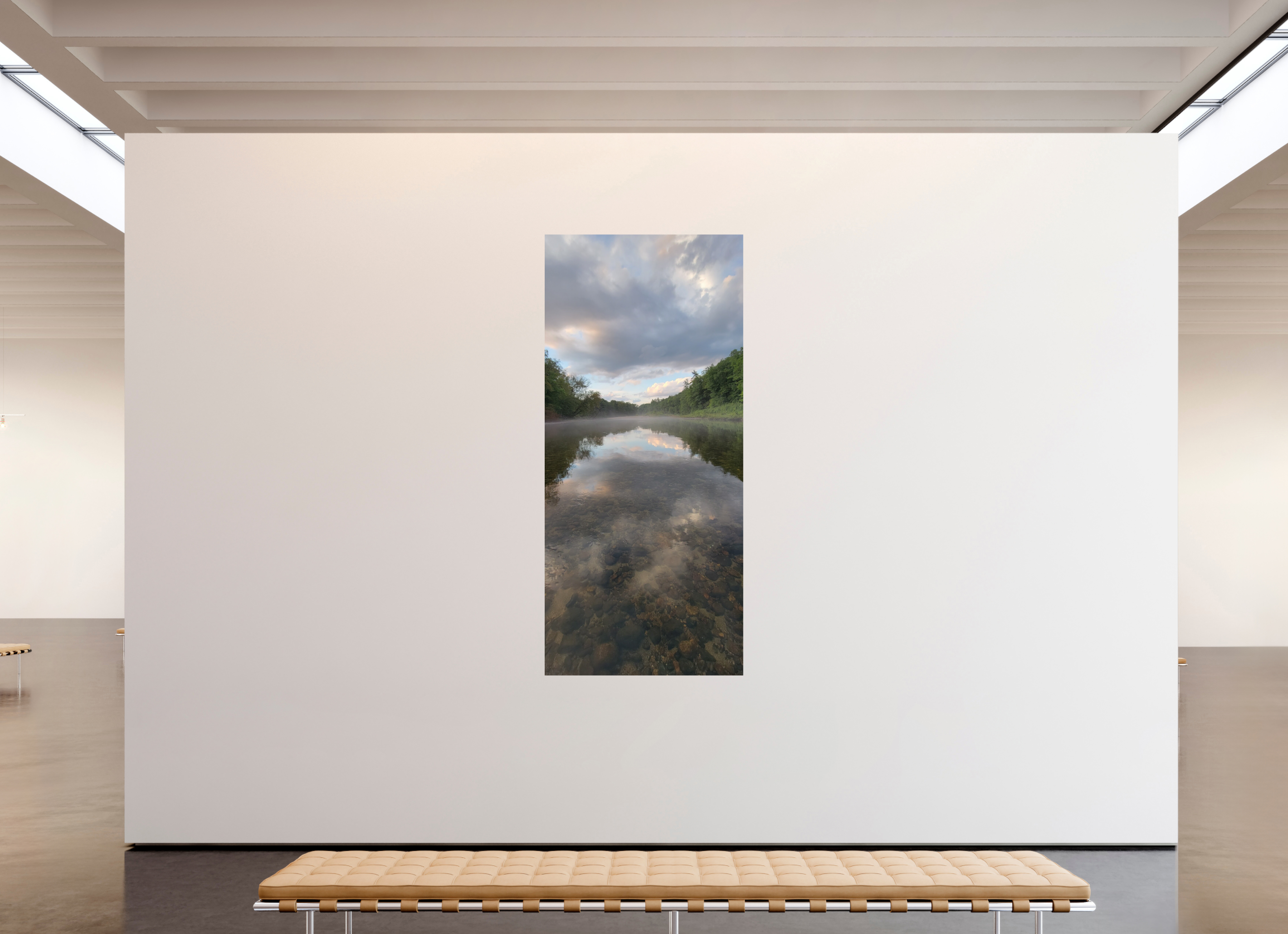 39 x 86.7″, Photo Print On Fuji Crystal DP II Drifted In Fog