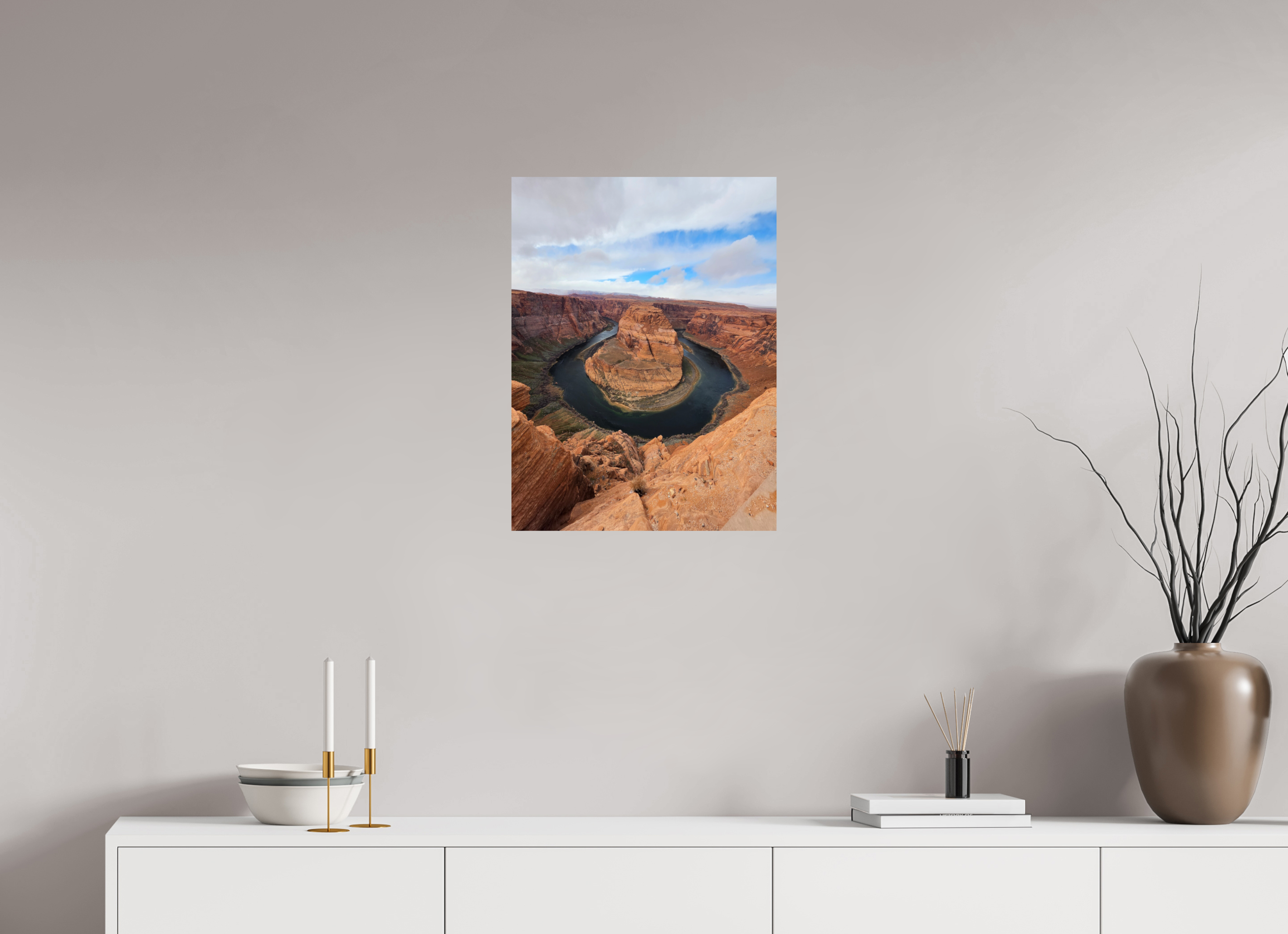 18 x 24″, Photo Print On Fuji Crystal DP II The Horseshoe carved by time