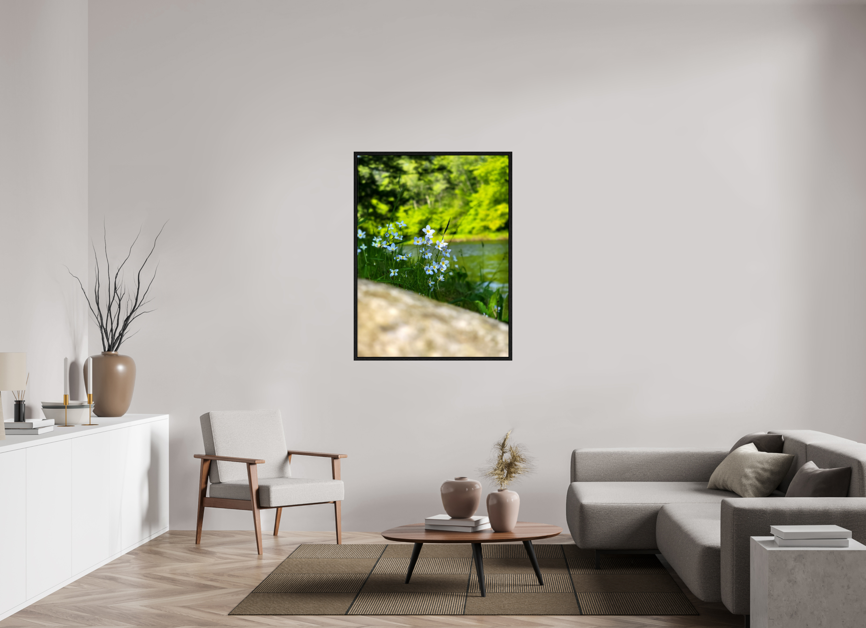 36 x 48″, Floater Frame Little Nothings Worth Rembering