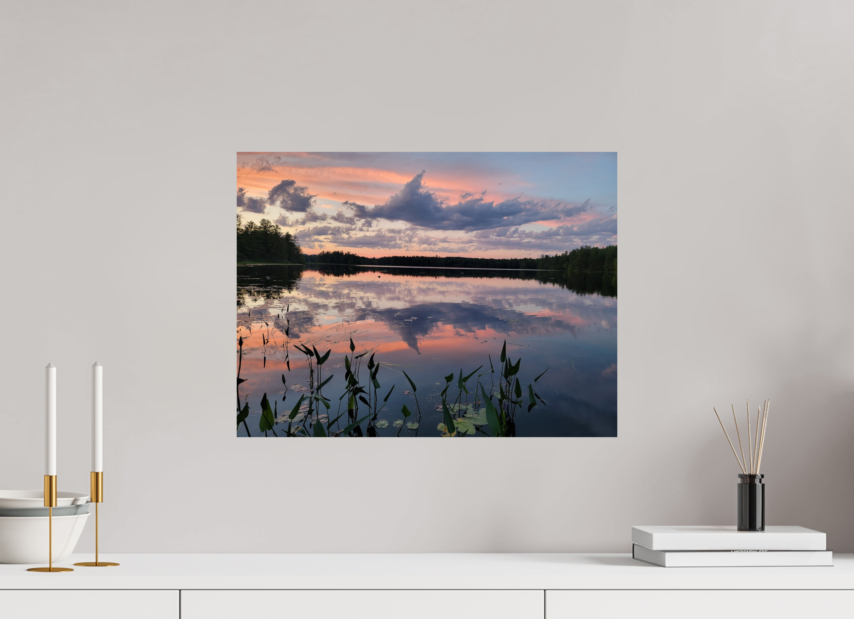 20 x 15″, Photo Print On Fuji Crystal DP II Sugared Sky Reflections