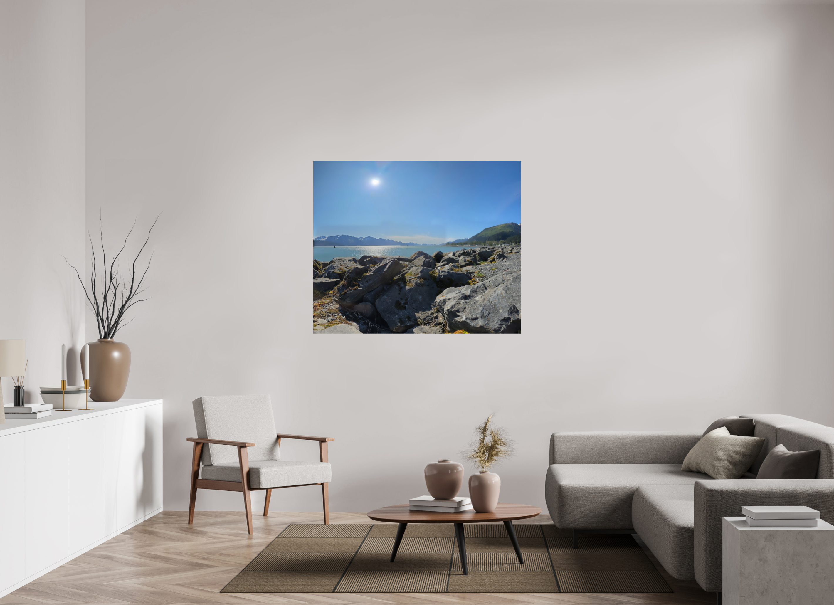 51.6 x 43″, Photo Print On Fuji Crystal DP II The Seward Sun