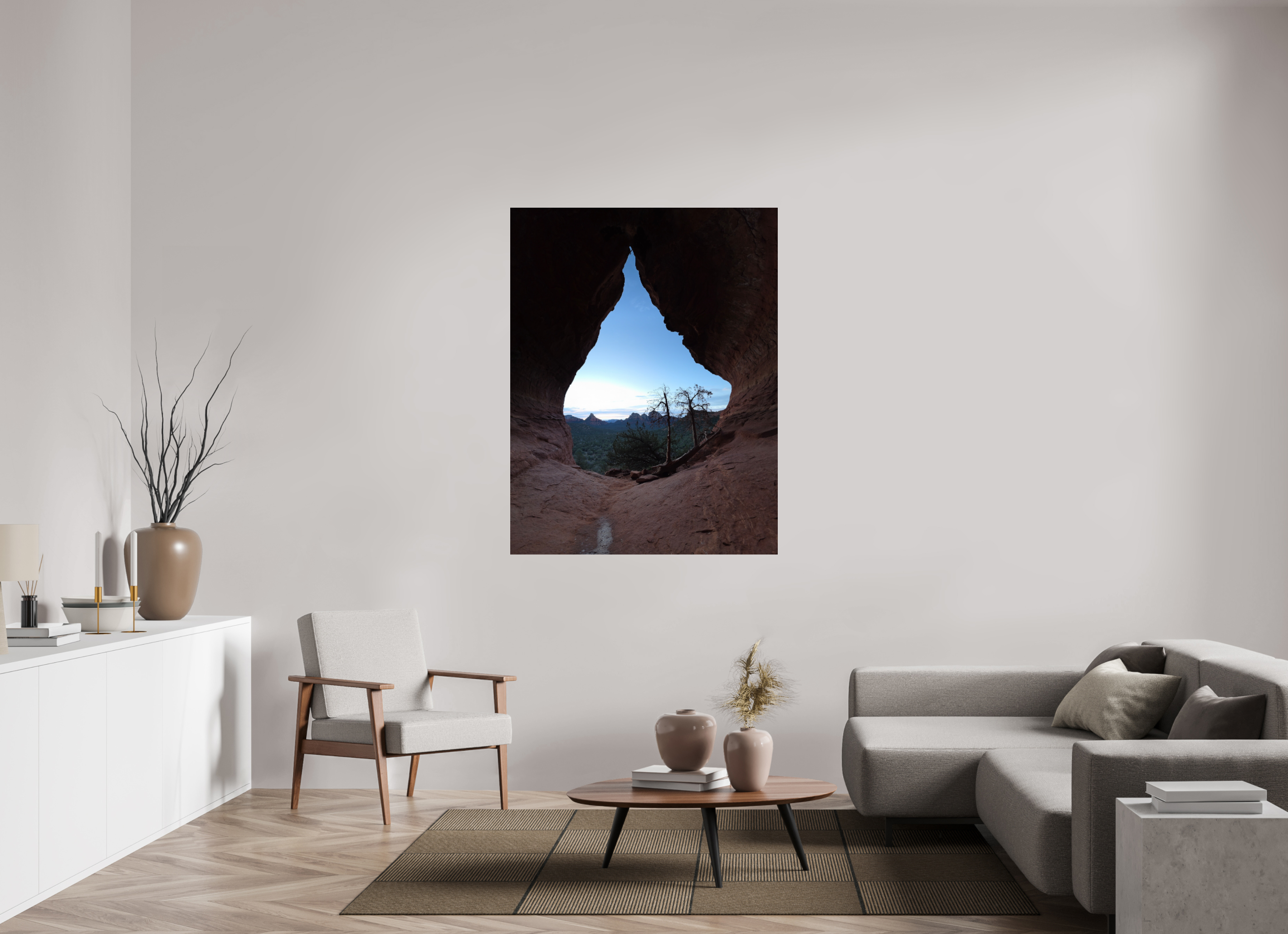 43 x 55.7″, Photo Print Under Acrylic Glass Where Light Is Born