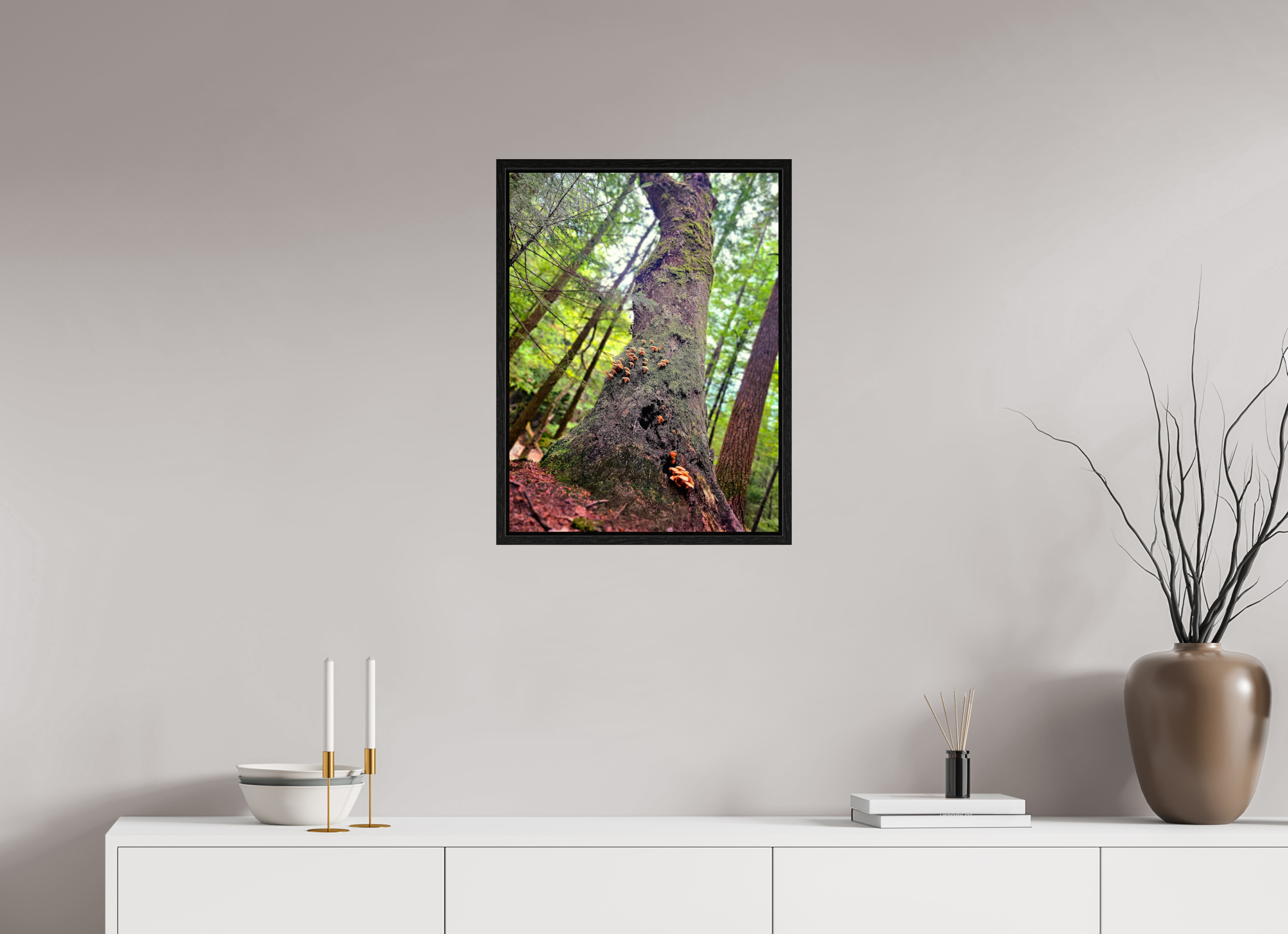 18 x 24″, Floater Frame Don't Eat The Forest Snacks