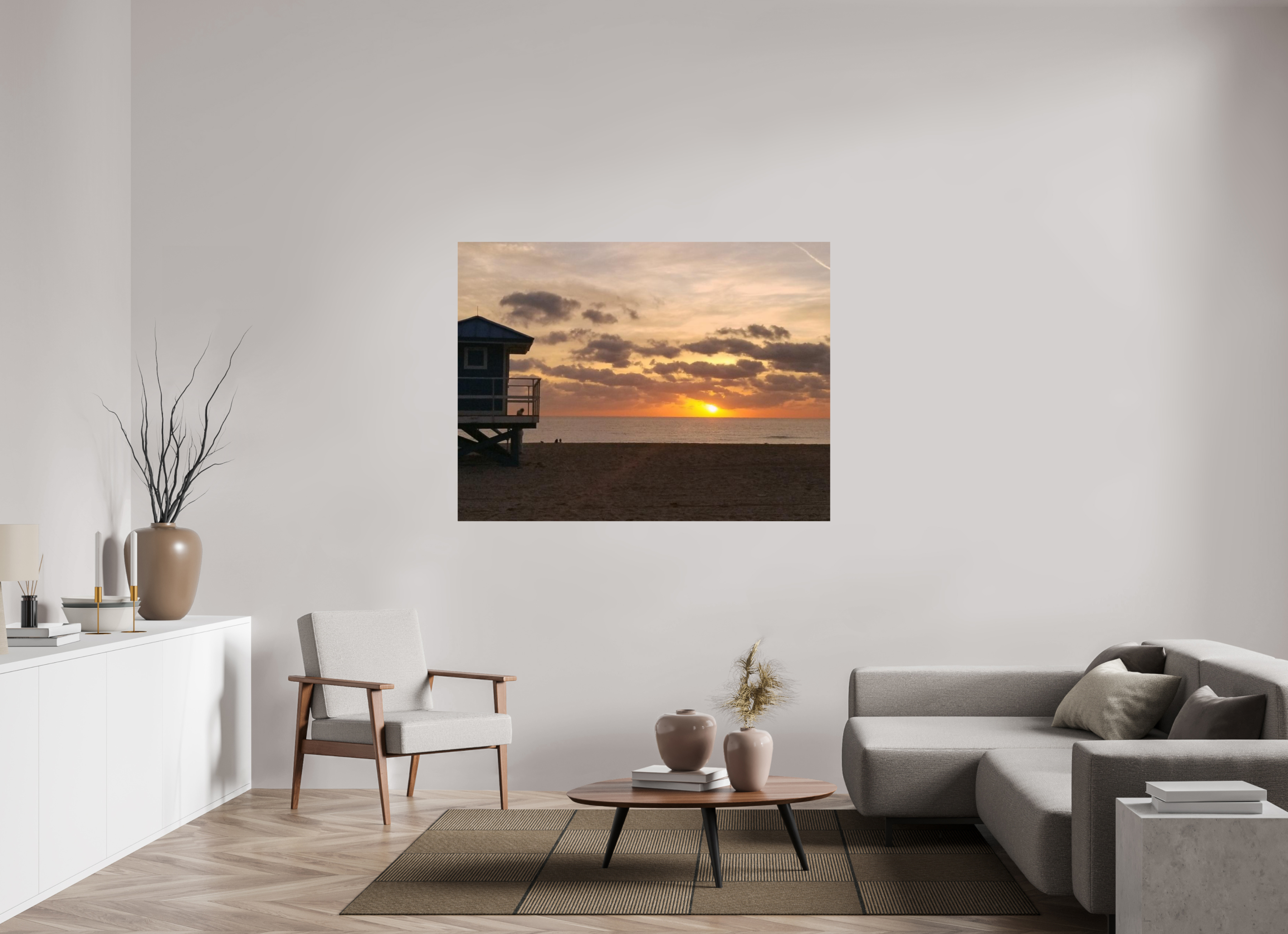 60 x 45″, Photo Print On Fuji Crystal DP II The Hampton Sky