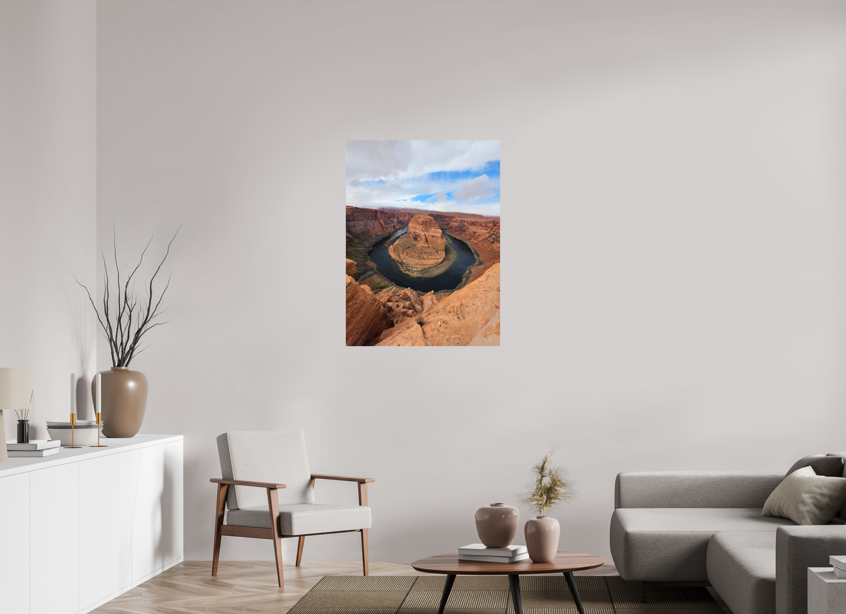 30 x 40″, Photo Print On Fuji Crystal DP II The Horseshoe carved by time