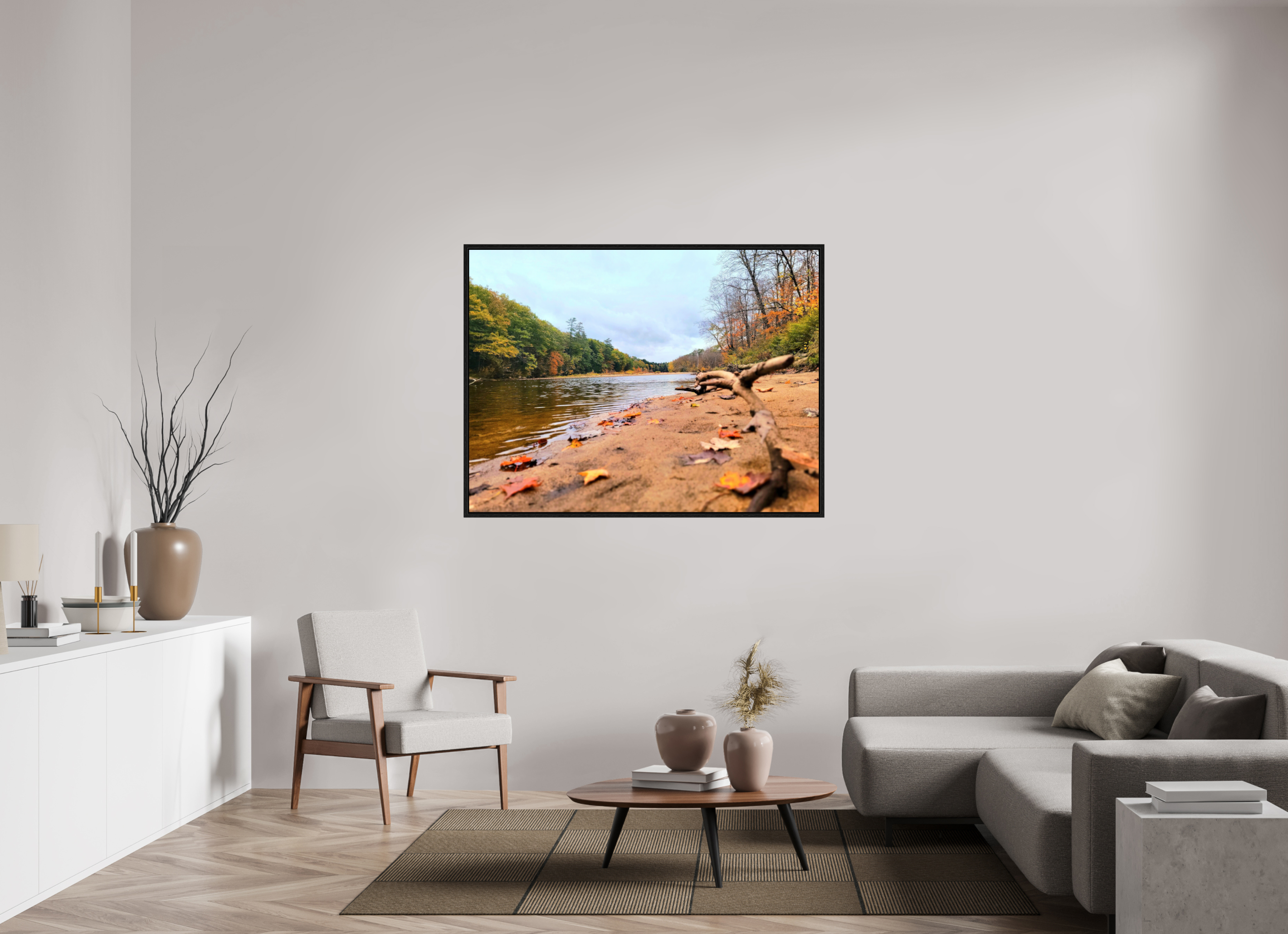 56 x 42″, Floater Frame The Rivers Resting Place