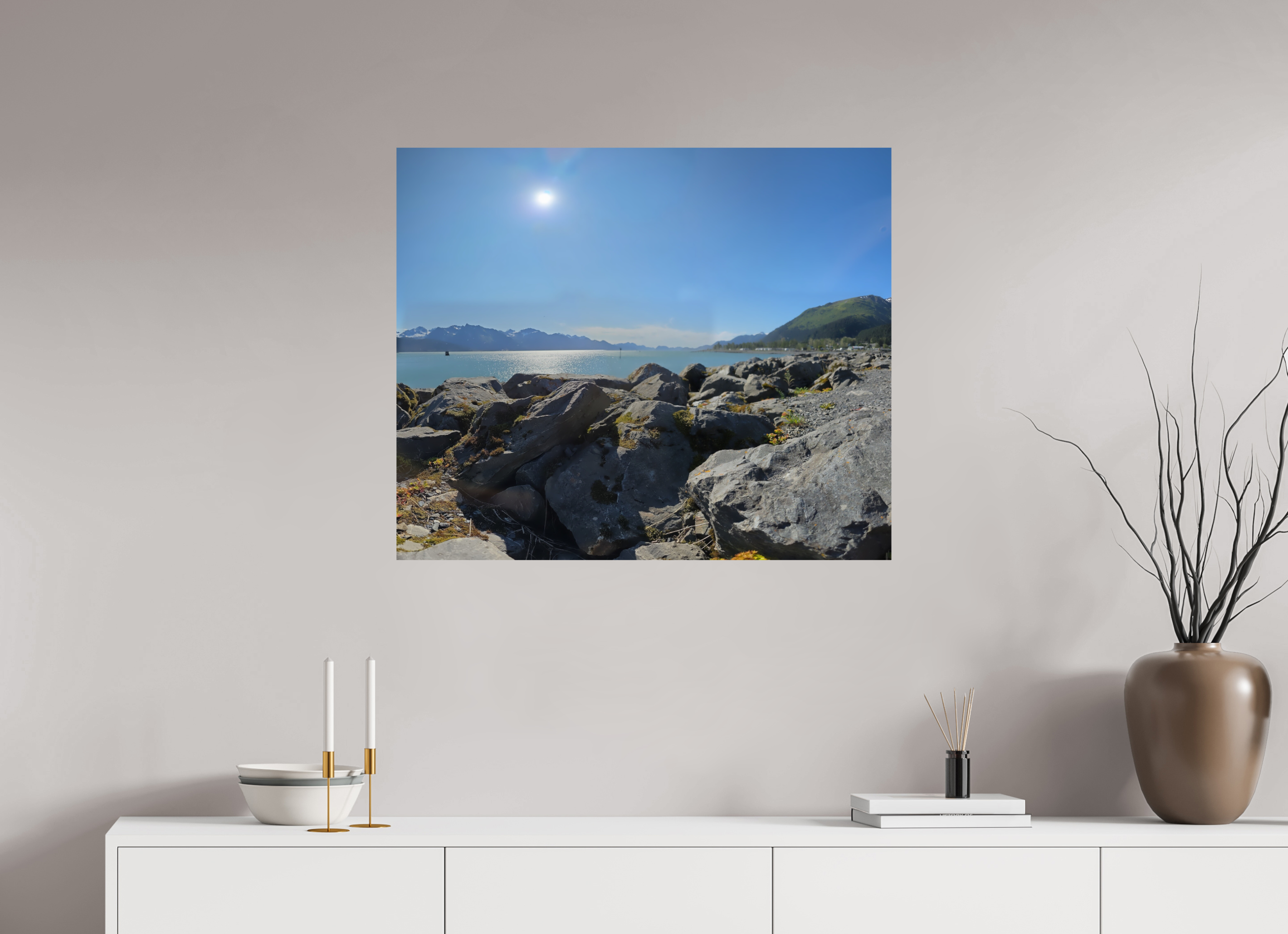 33.6 x 28″, Photo Print On Fuji Crystal DP II The Seward Sun