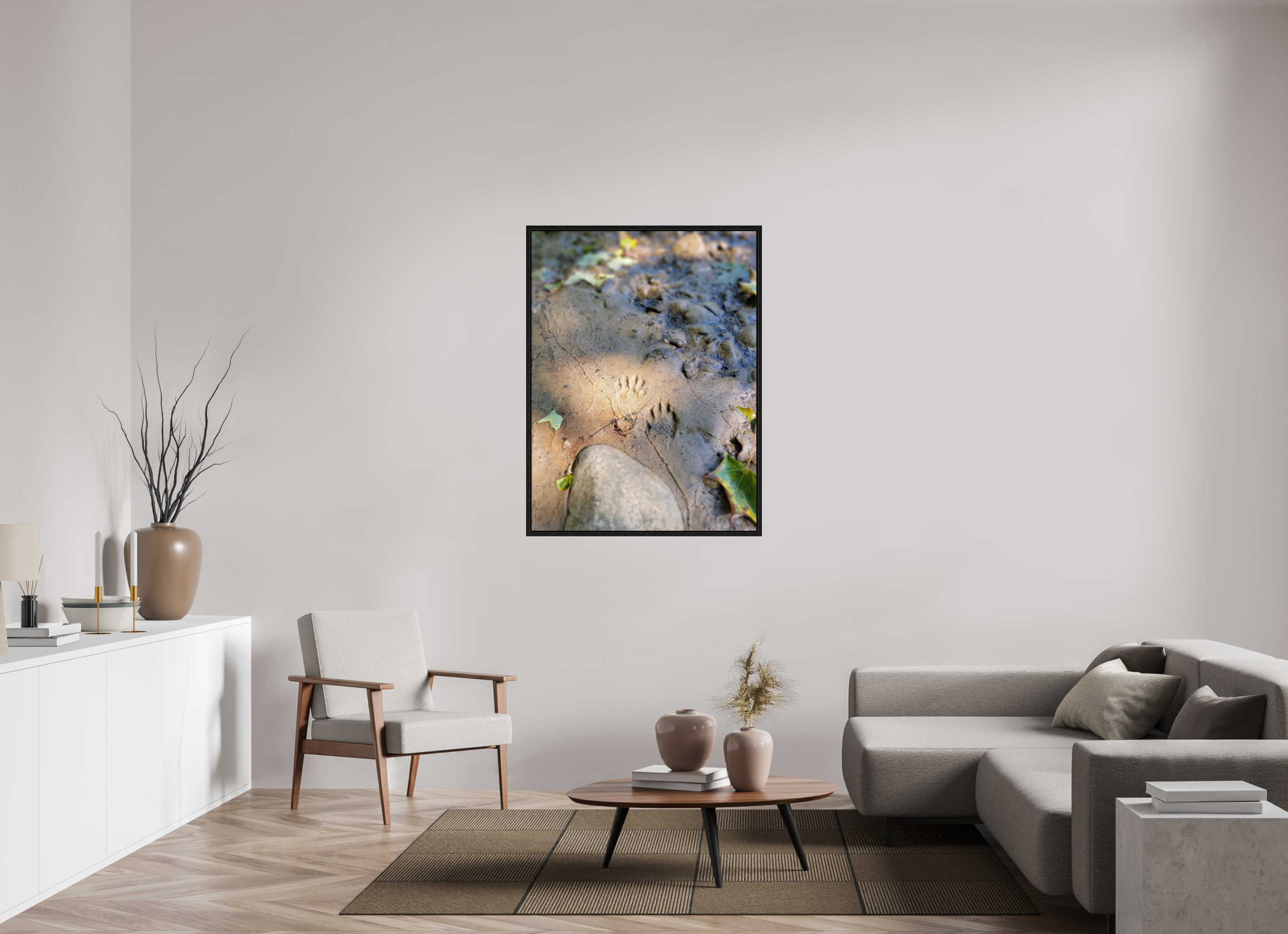 36 x 48″, Floater Frame Echo's Of A Night Walker