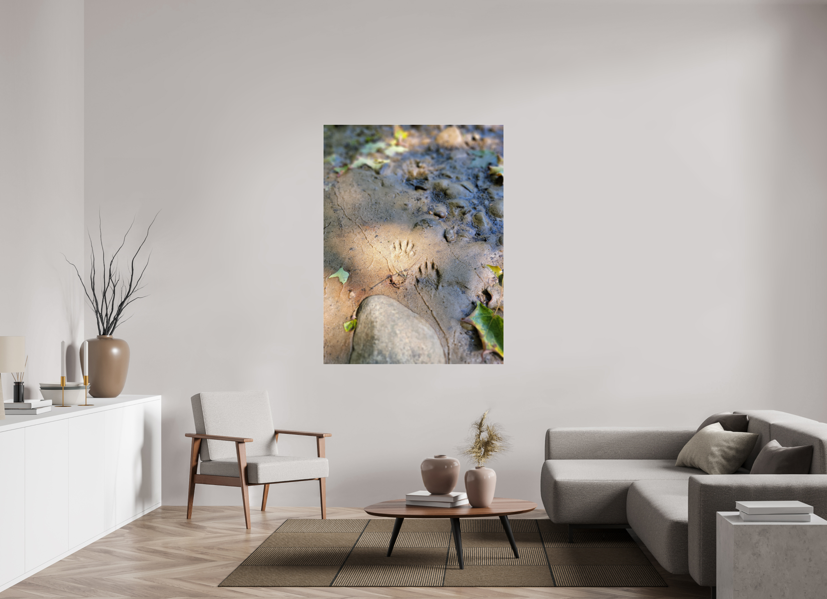 45 x 60″, Photo Print Under Acrylic Glass Echo's Of A Night Walker