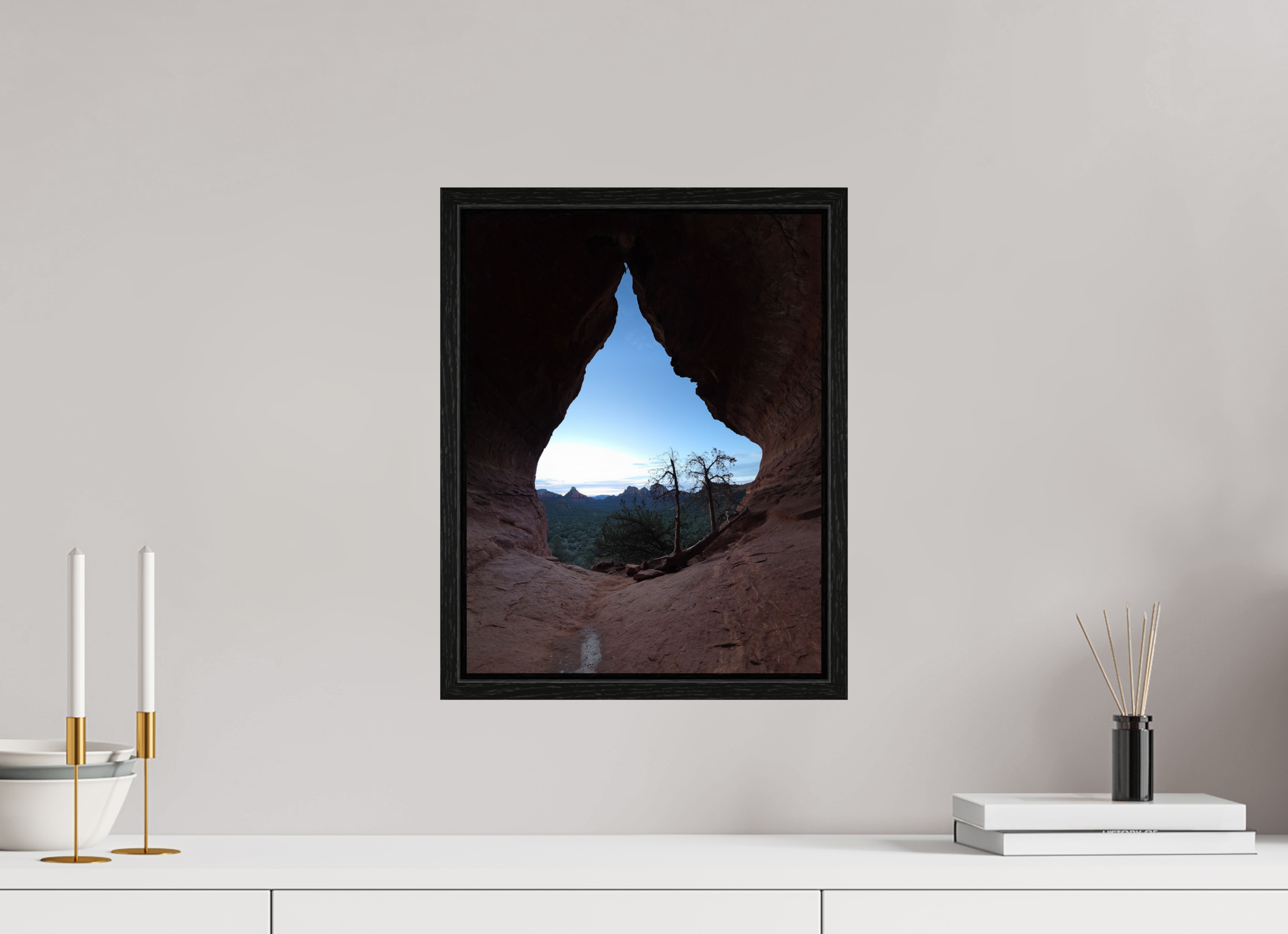 12 x 15.6″, Floater Frame Where Light Is Born