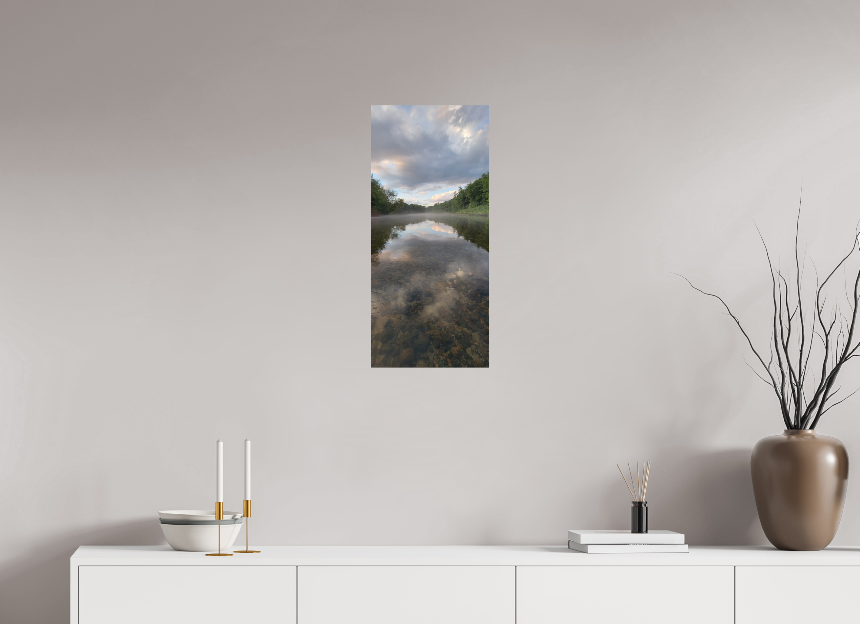 12 x 26.7″, Photo Print On Fuji Crystal DP II Drifted In Fog