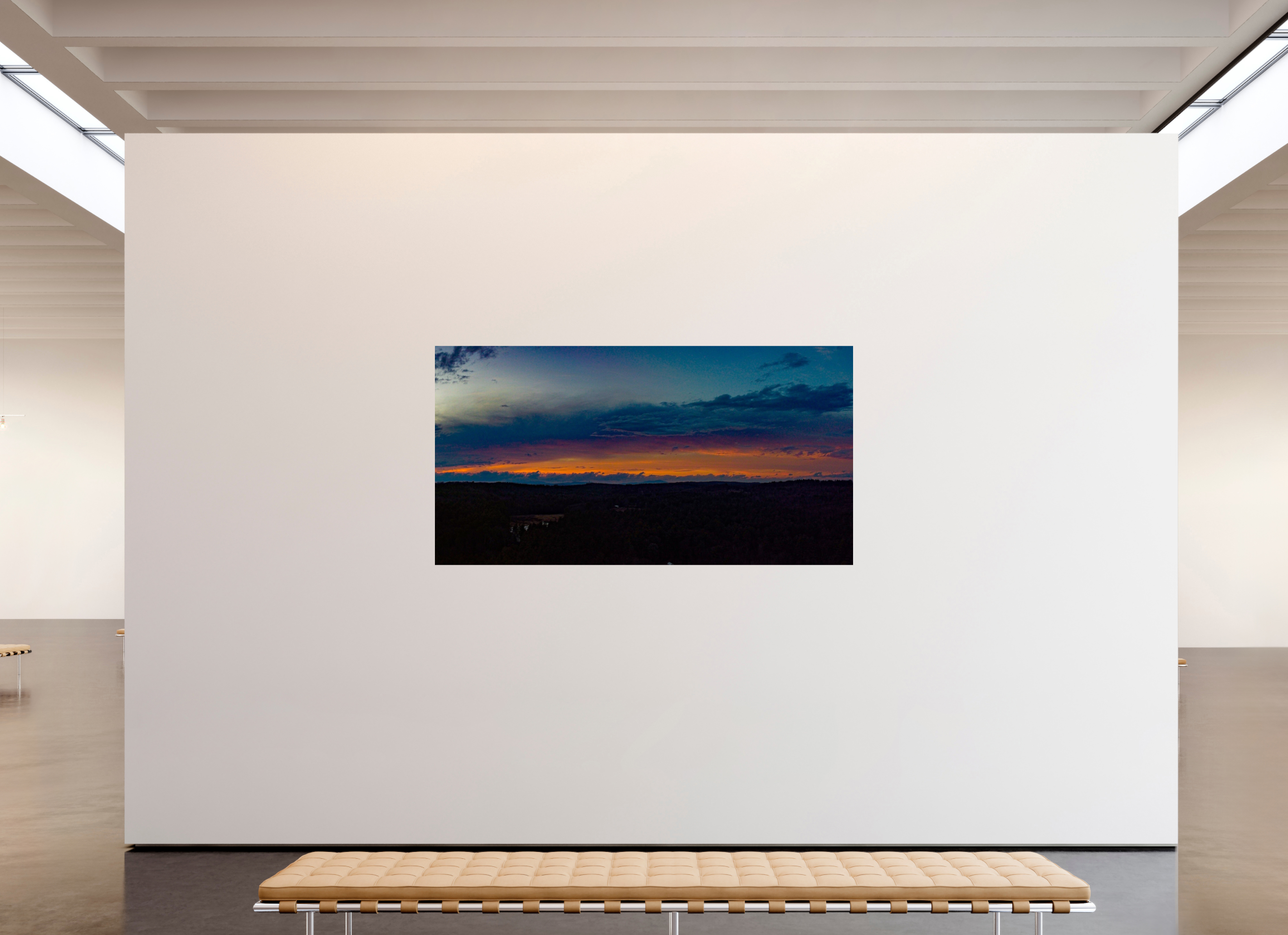 82.2 x 43″, Photo Print On Fuji Crystal DP II The Dark Night Sky