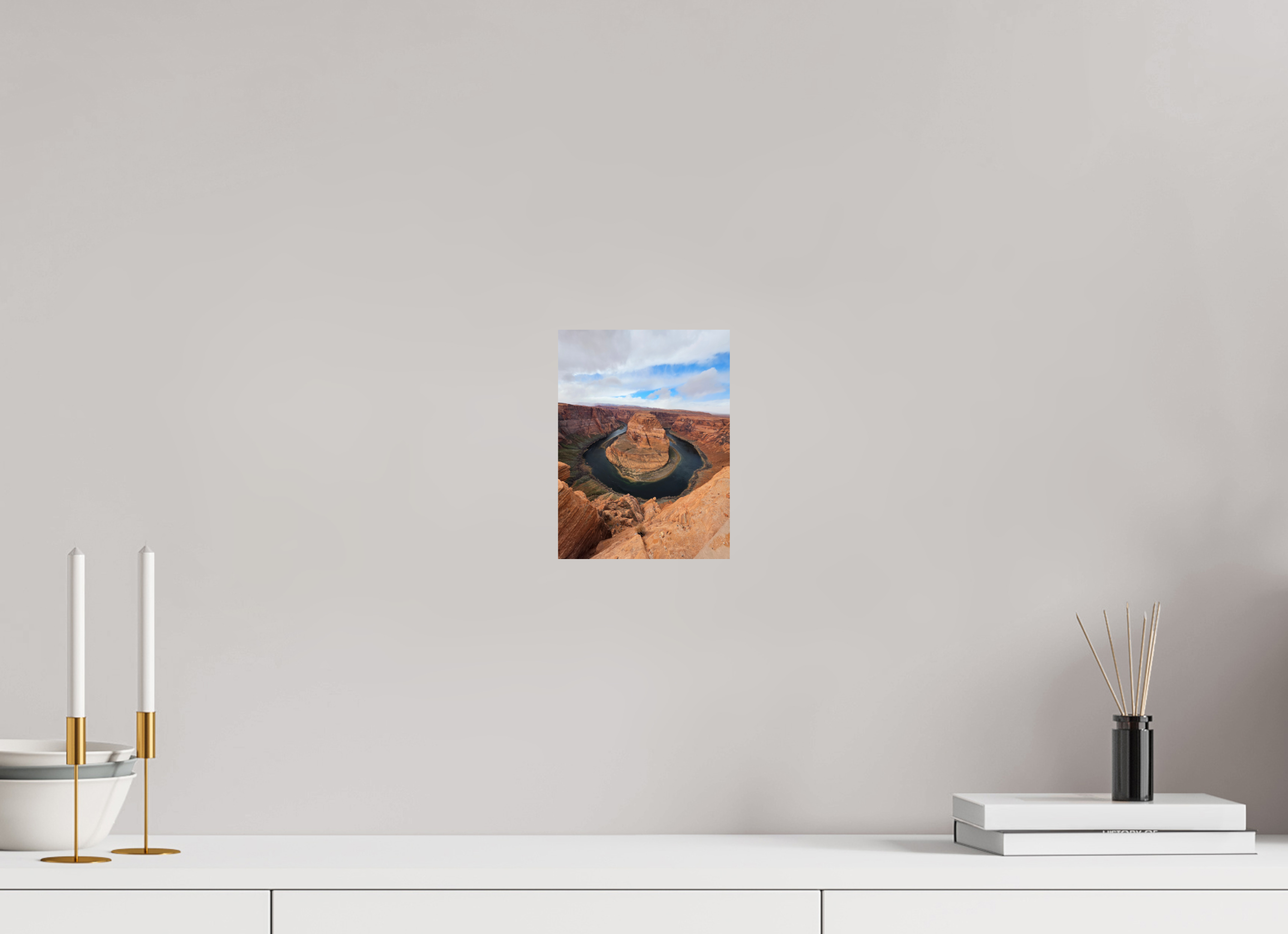 6 x 8″, Photo Print On Fuji Crystal DP II The Horseshoe carved by time