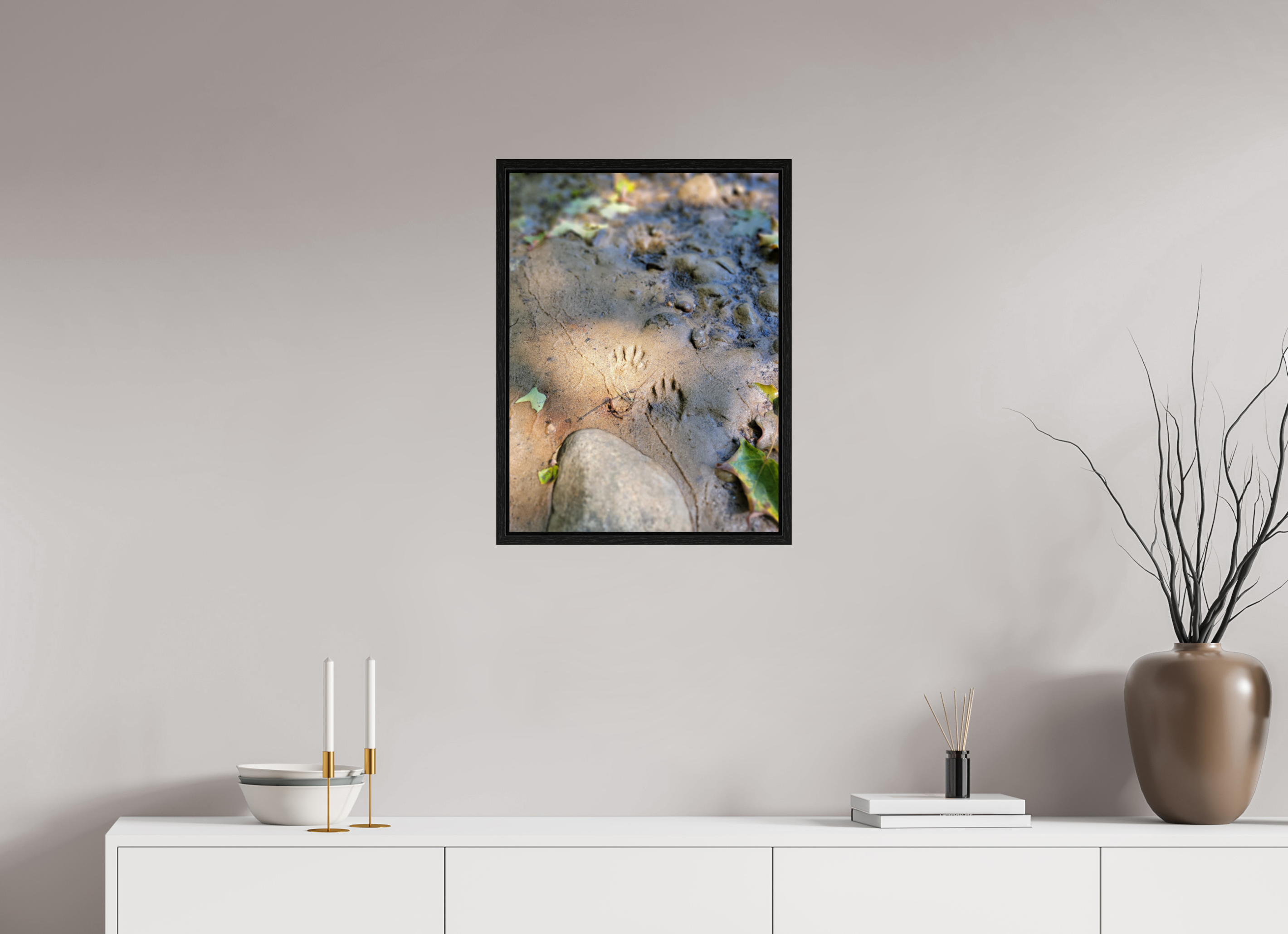 18 x 24″, Floater Frame Echo's Of A Night Walker