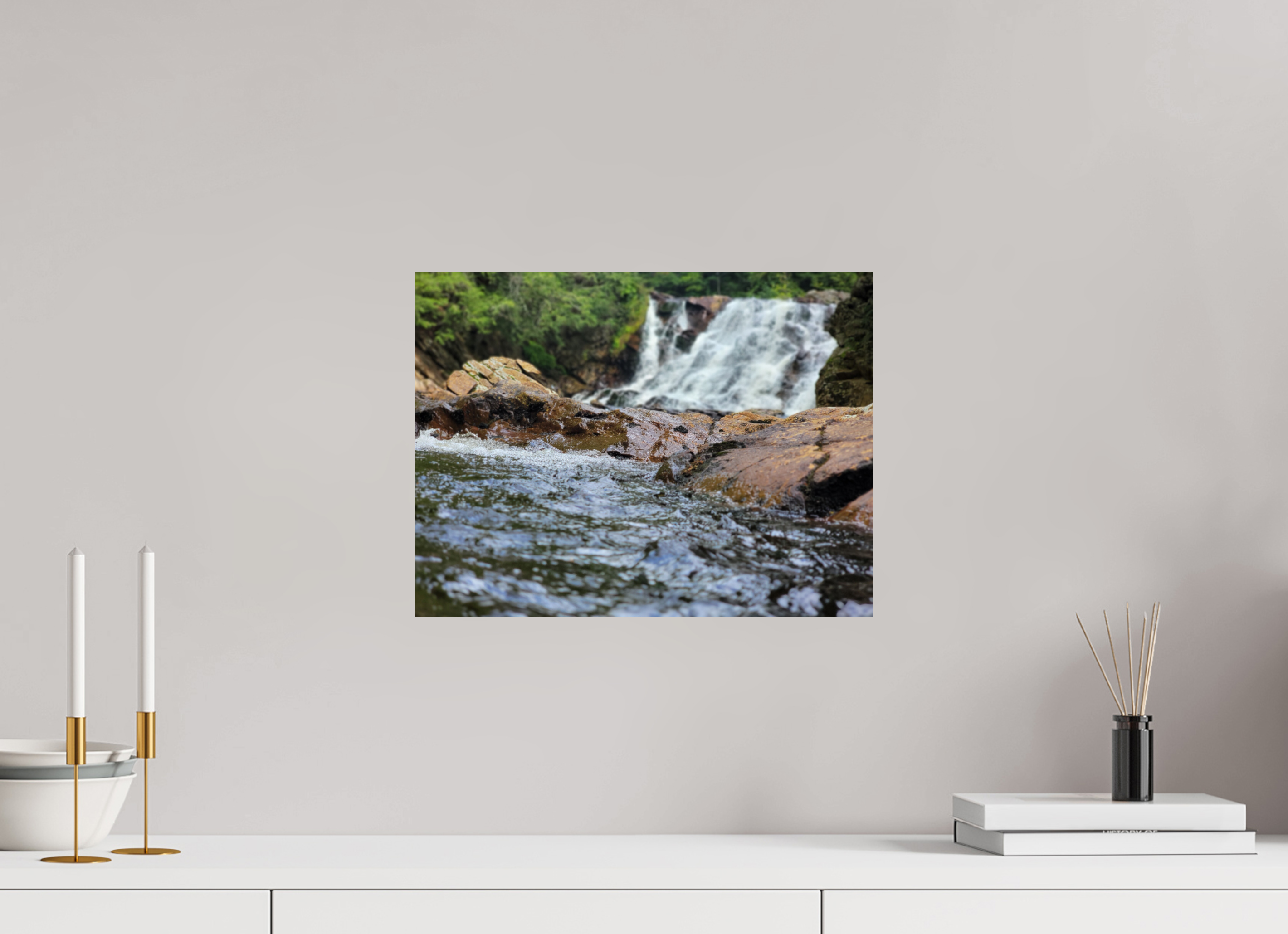 16 x 12″, Photo Print On Fuji Crystal DP II The Rush Of Bebe Falls