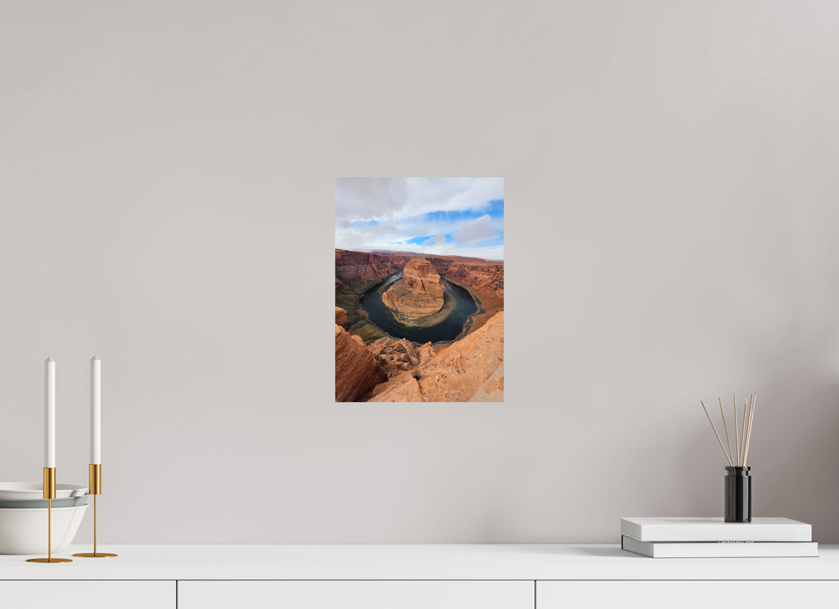9 x 12″, Photo Print On Fuji Crystal DP II The Horseshoe carved by time