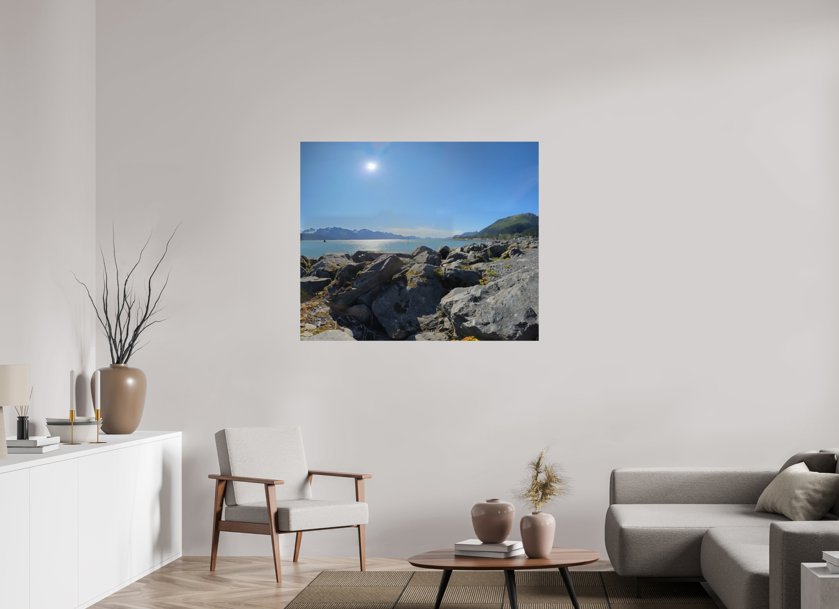 46.8 x 39″, Photo Print On Fuji Crystal DP II The Seward Sun