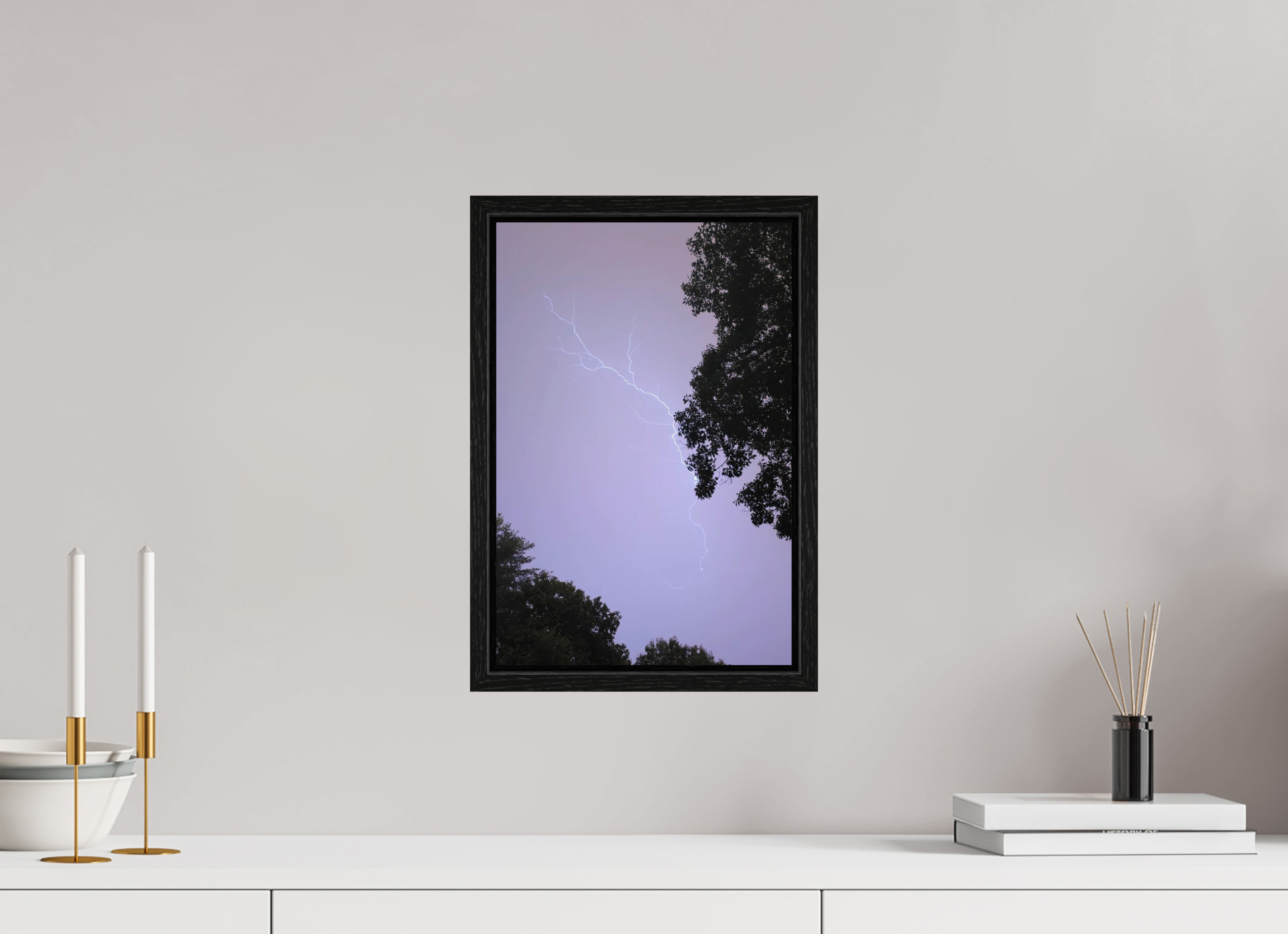 10 x 15″, Floater Frame The Mad Sky