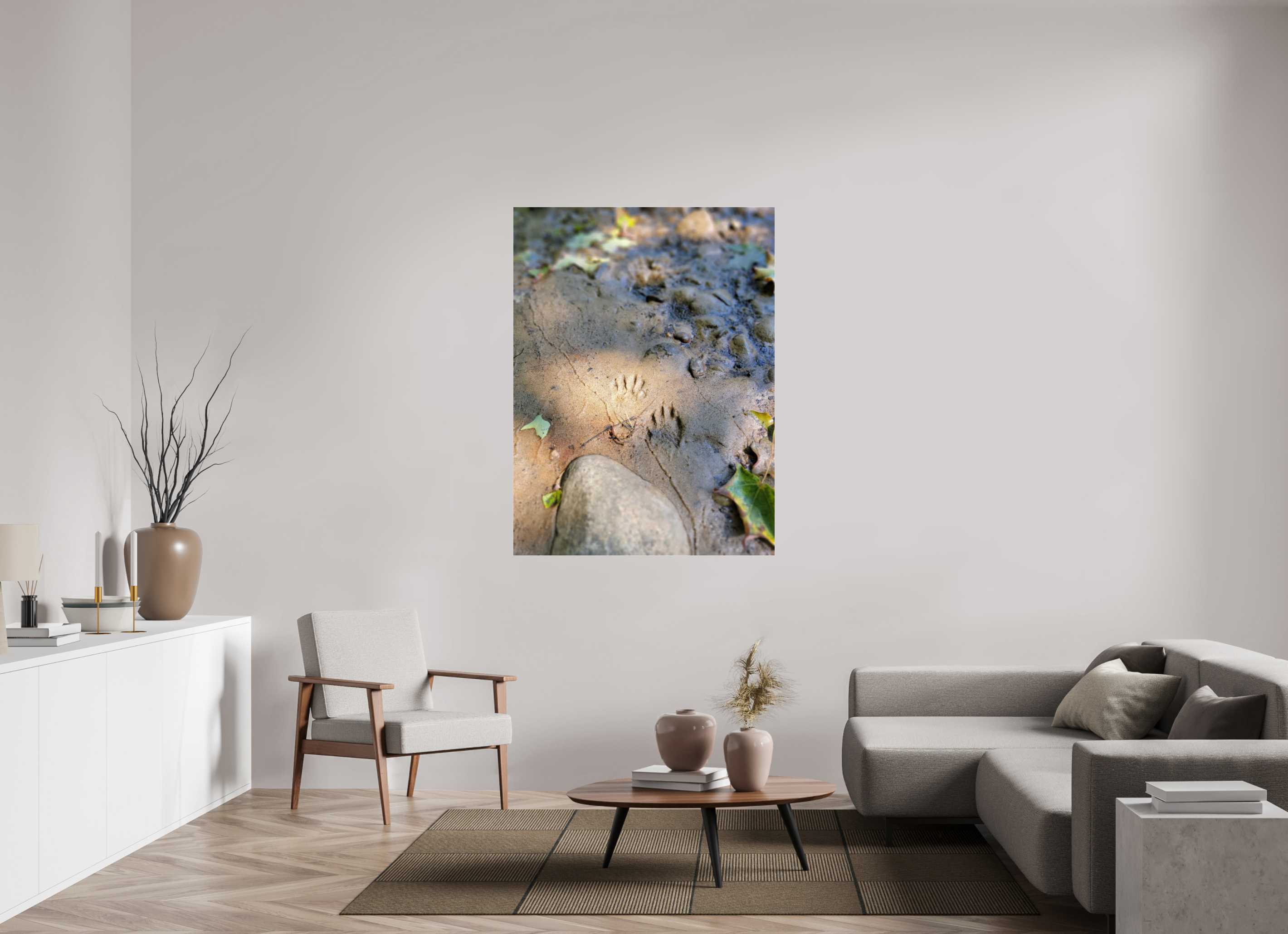 42 x 56″, Photo Print Under Acrylic Glass Echo's Of A Night Walker