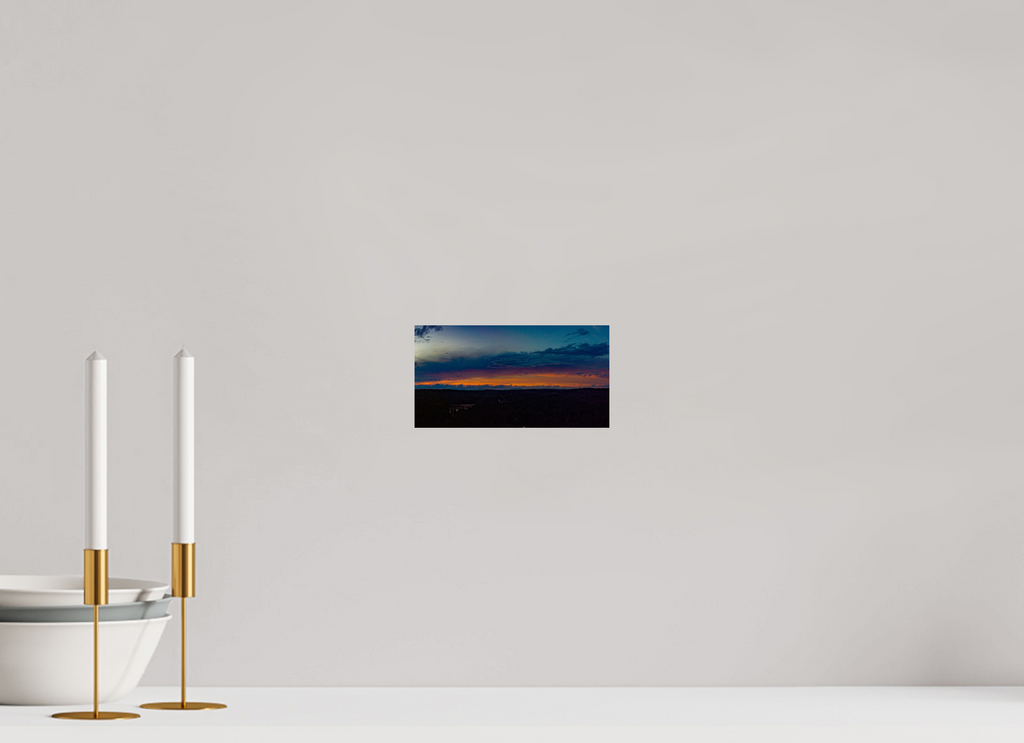 7.6 x 4″, Photo Print On Fuji Crystal DP II The Dark Night Sky