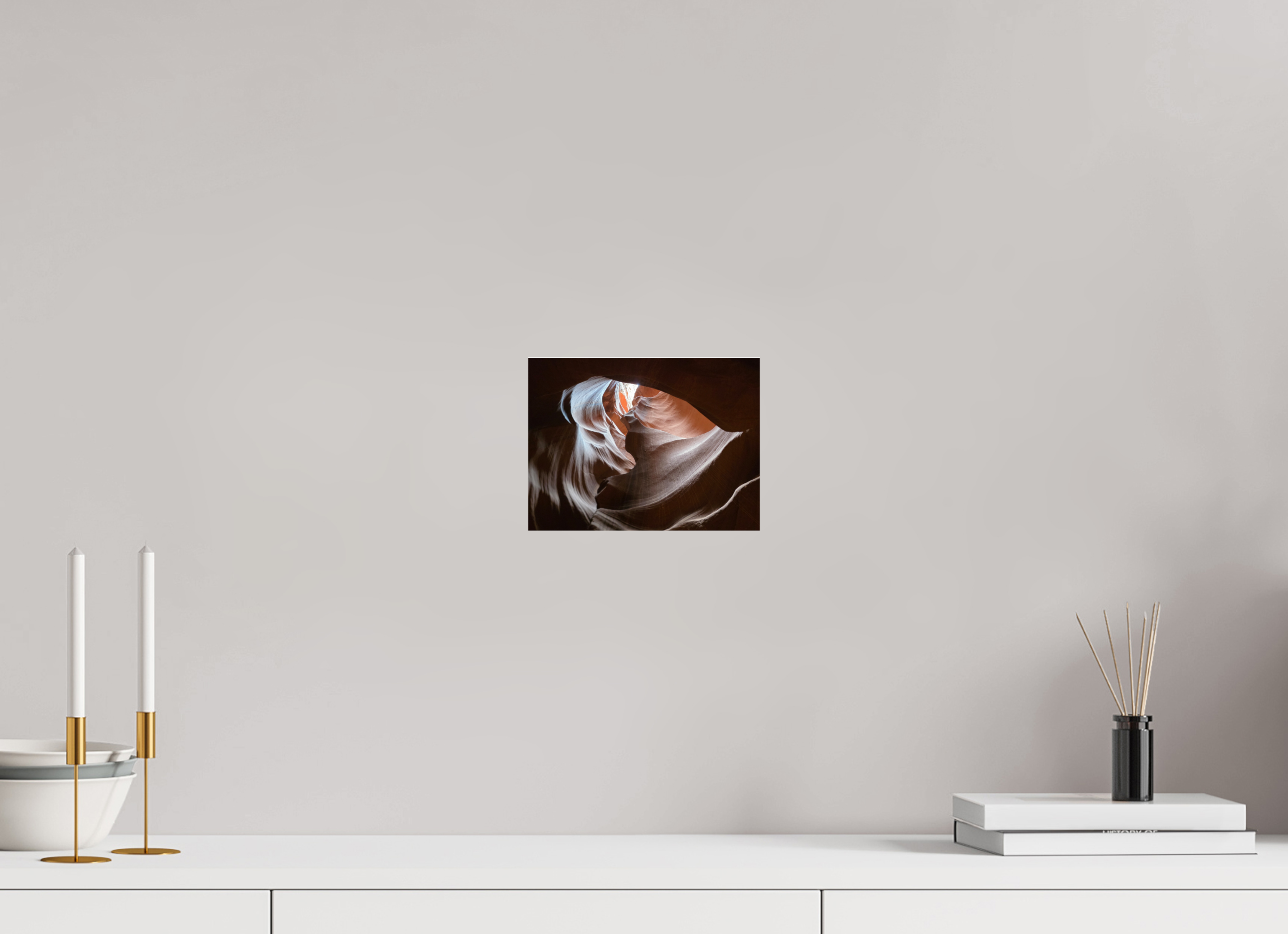 8 x 6″, Photo Print Under Acrylic Glass The Hidden Heart of Antelope Canyon
