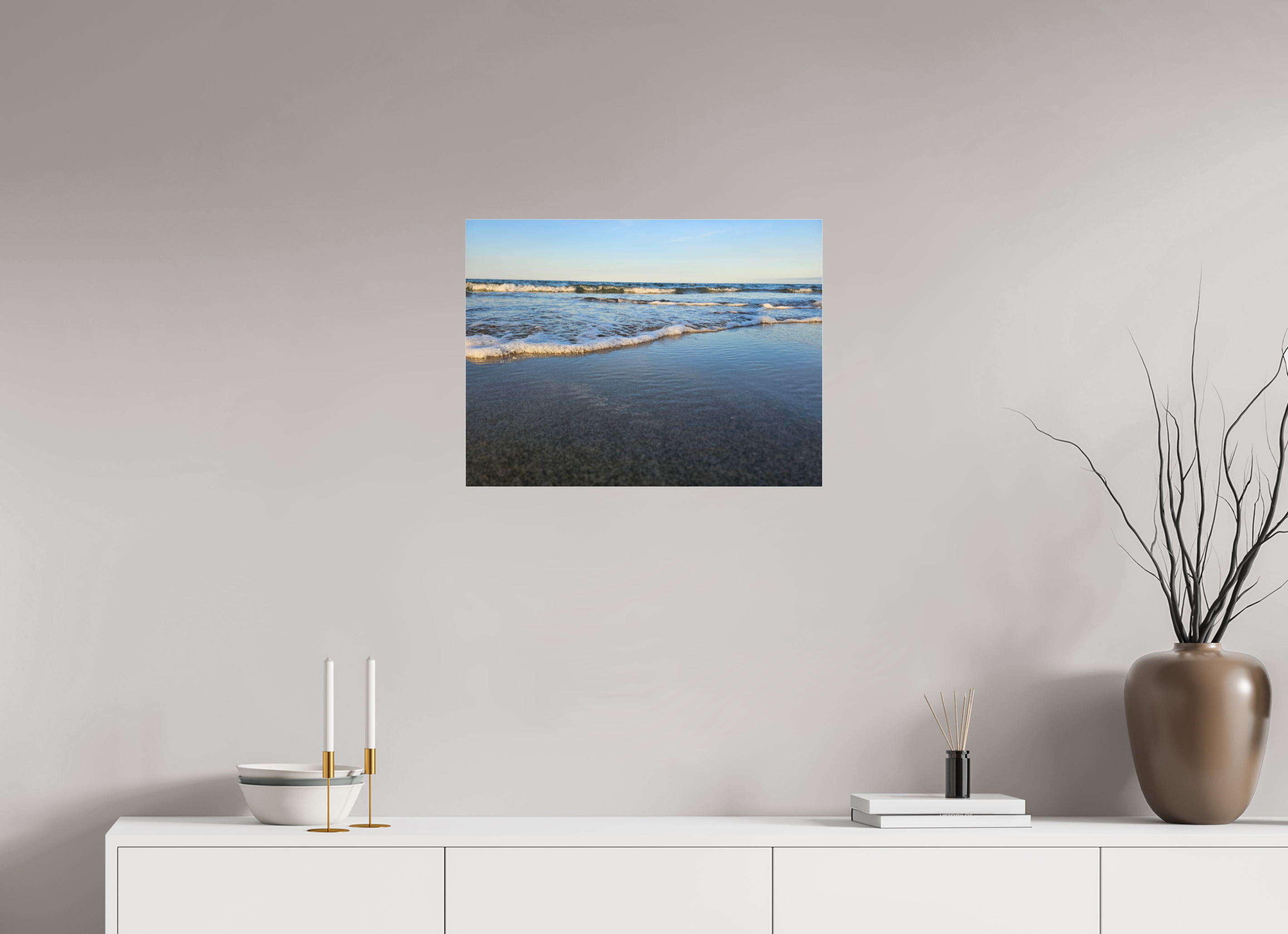 24 x 18″, Photo Print Under Acrylic Glass The Quiet Shore
