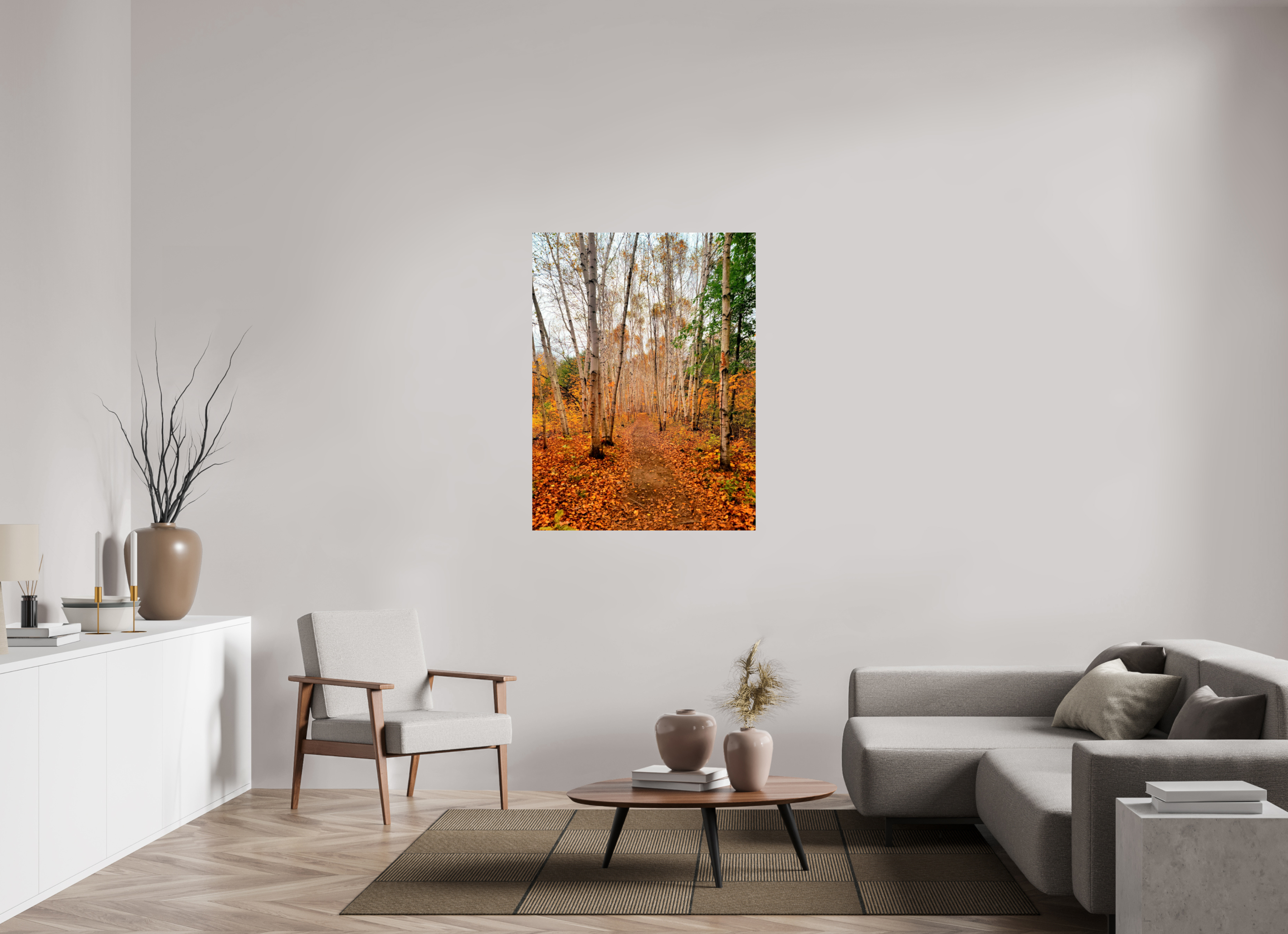 36 x 48″, Photo Print On Fuji Crystal DP II The Path Through Turning Leaves