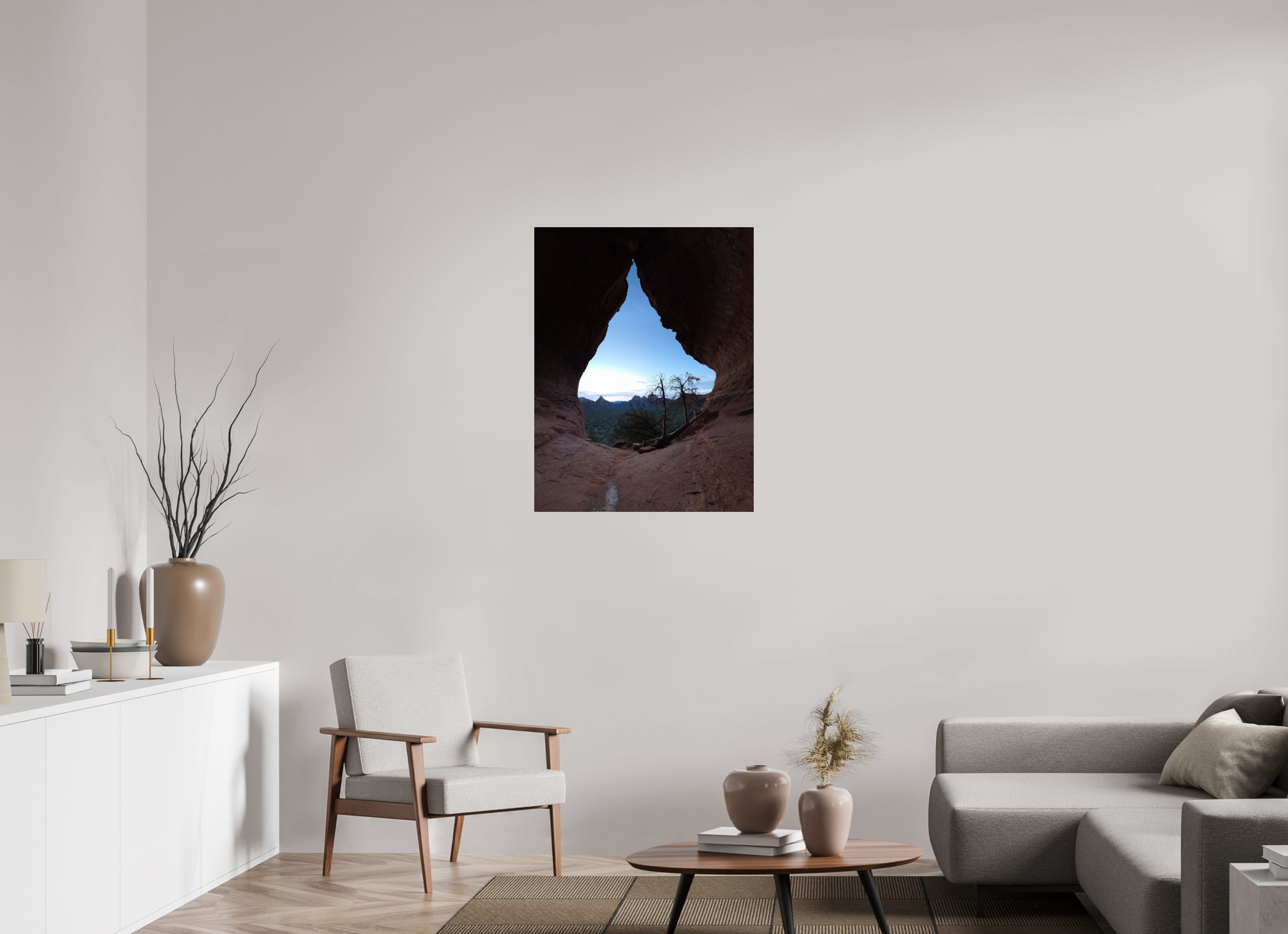 28 x 36.3″, Photo Print Under Acrylic Glass Where Light Is Born