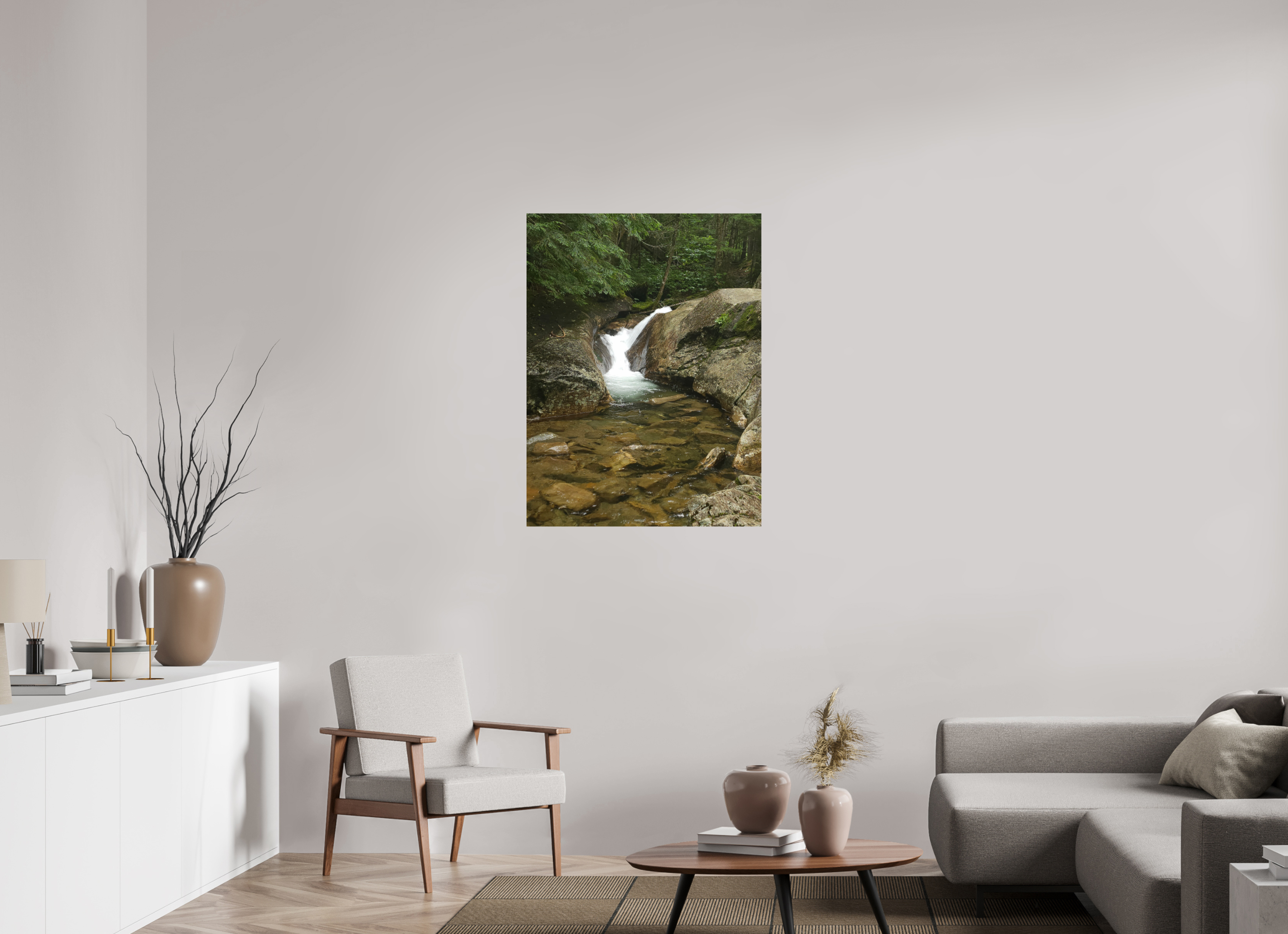 30 x 40″, Photo Print On Fuji Crystal DP II The Mossy Cascade
