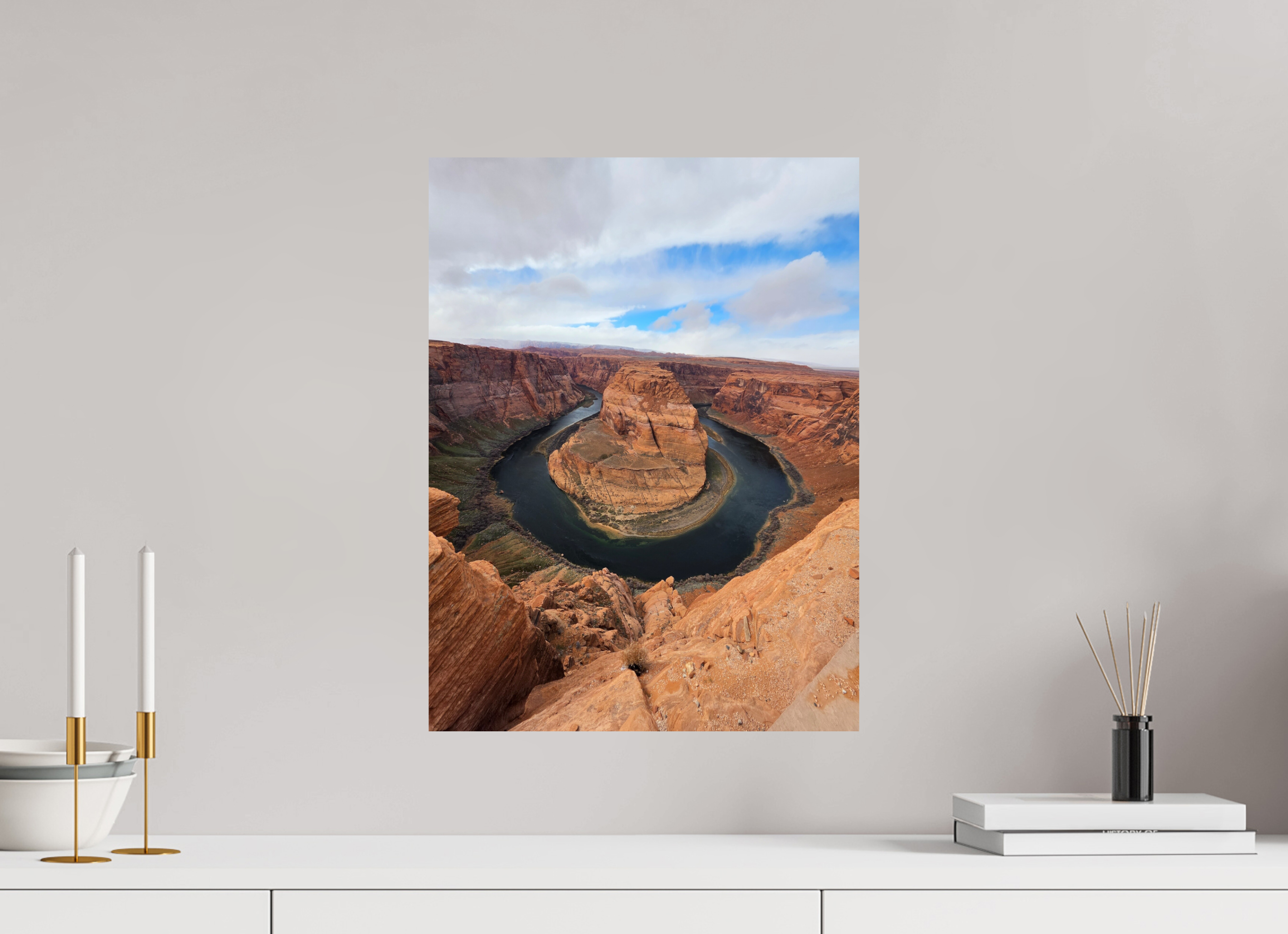 15 x 20″, Photo Print On Fuji Crystal DP II The Horseshoe carved by time