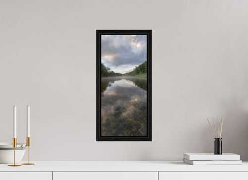 8 x 17.8″, Floater Frame Drifted In Fog