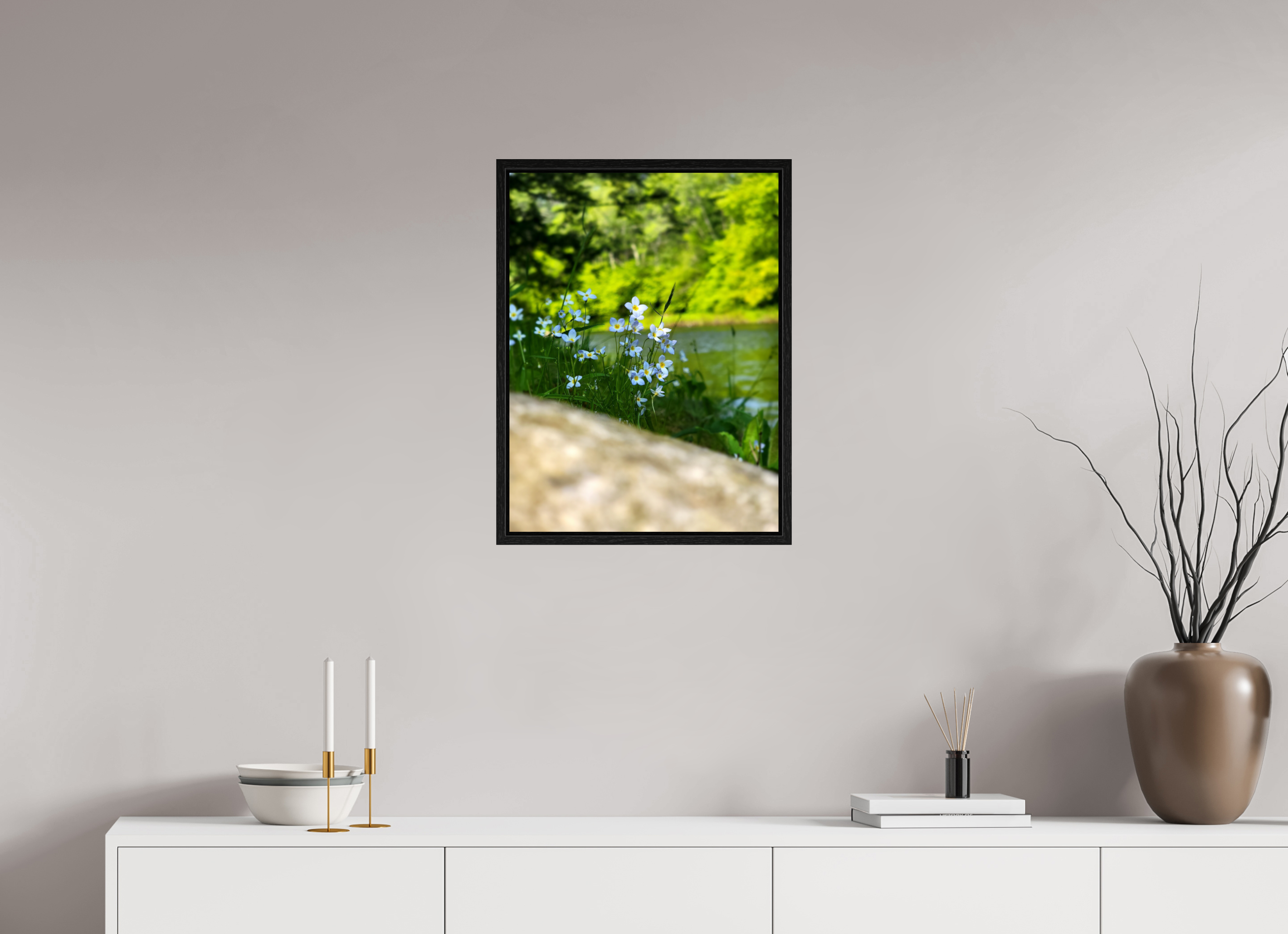 18 x 24″, Floater Frame Little Nothings Worth Rembering