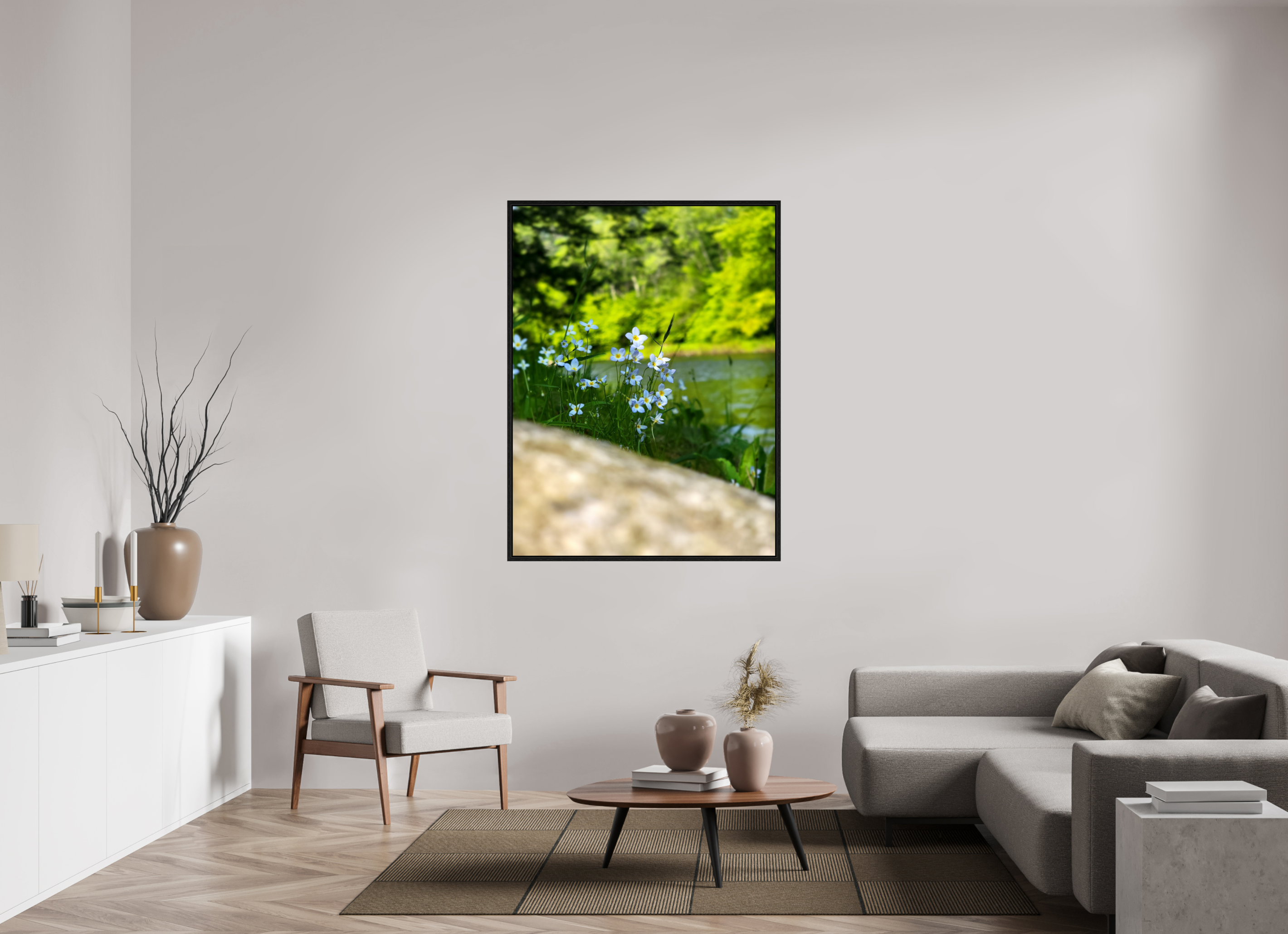 42 x 56″, Floater Frame Little Nothings Worth Rembering