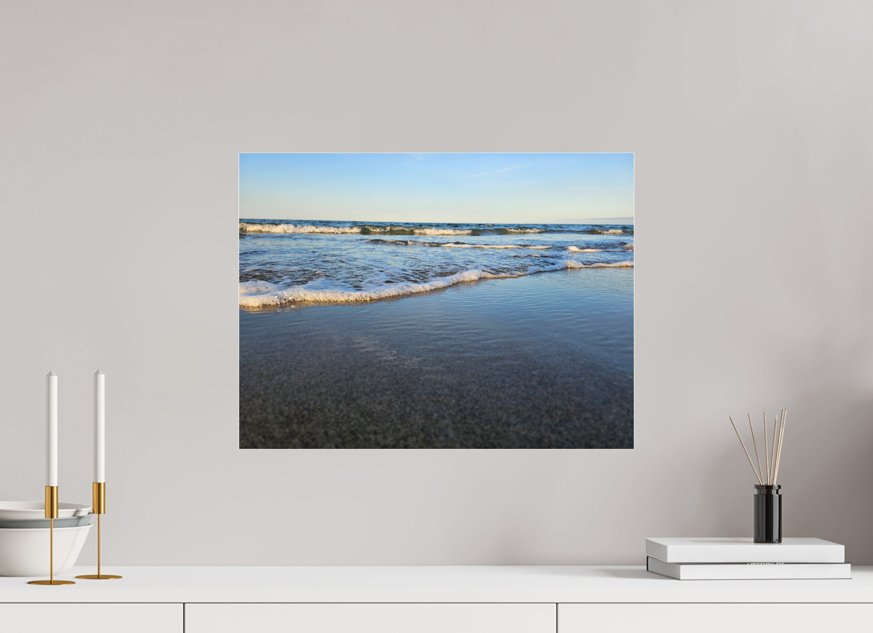 20 x 15″, Photo Print Under Acrylic Glass The Quiet Shore