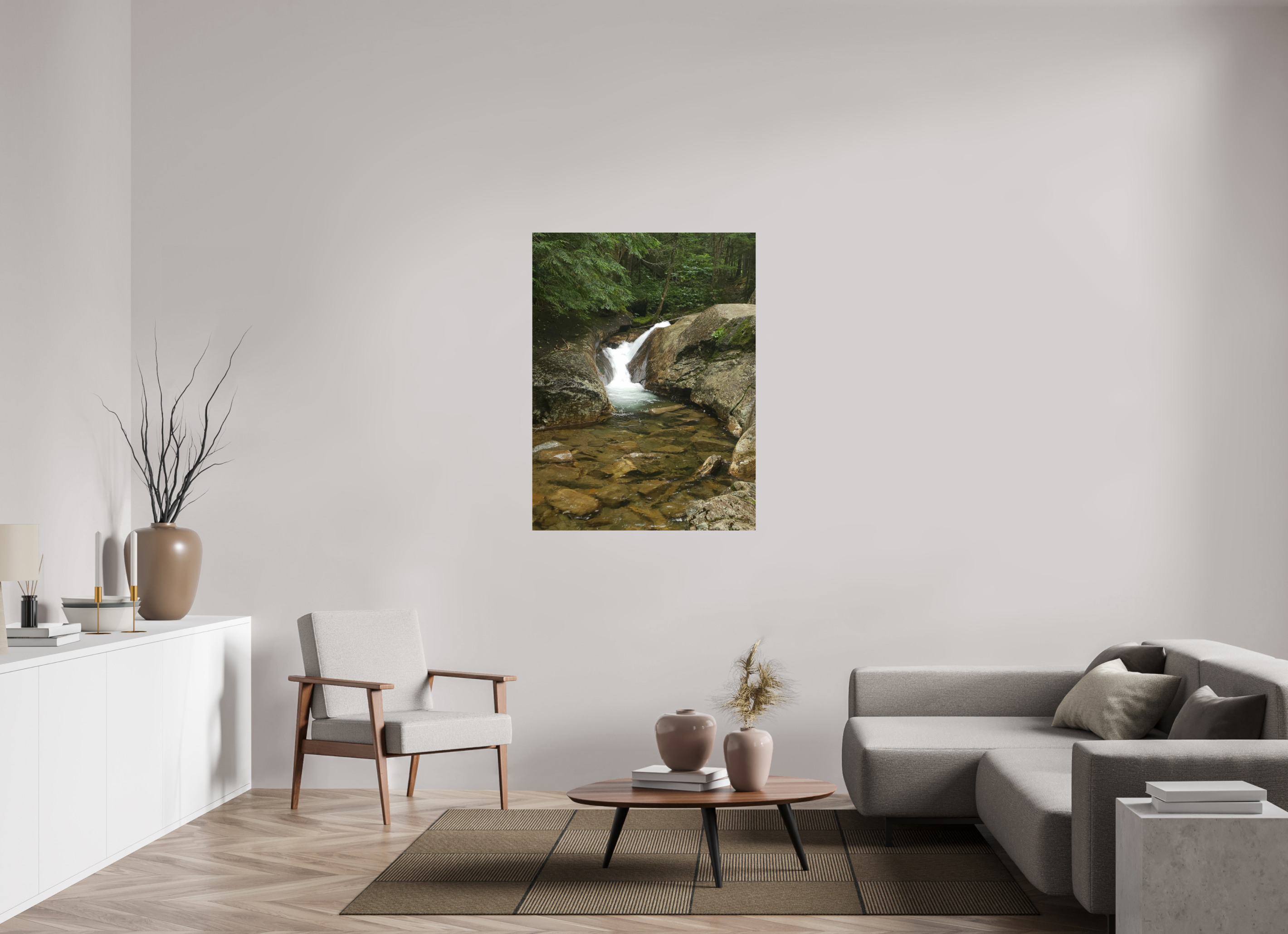 36 x 48″, Photo Print On Fuji Crystal DP II The Mossy Cascade