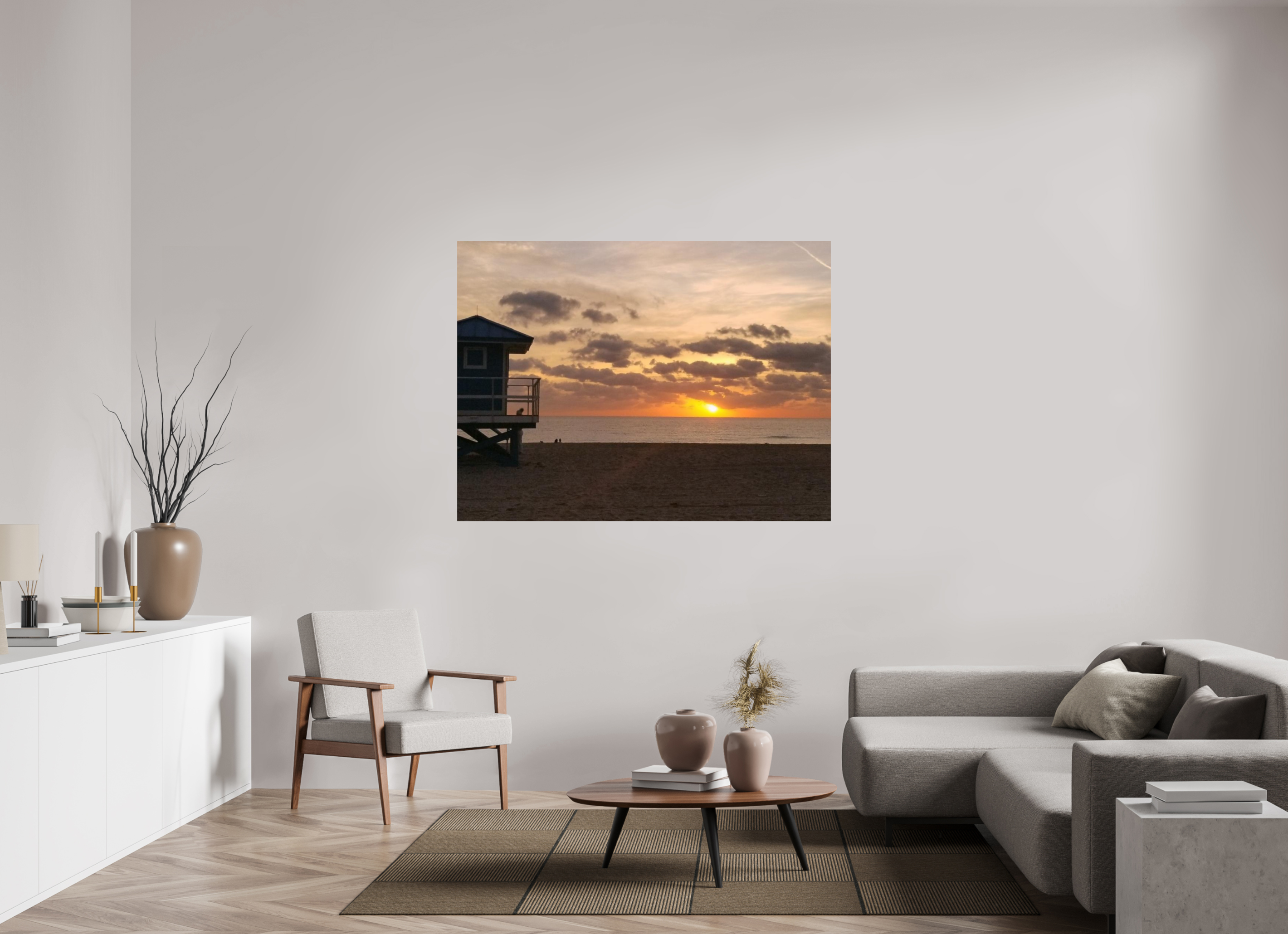 60 x 45″, Photo Print Under Acrylic Glass The Hampton Sky
