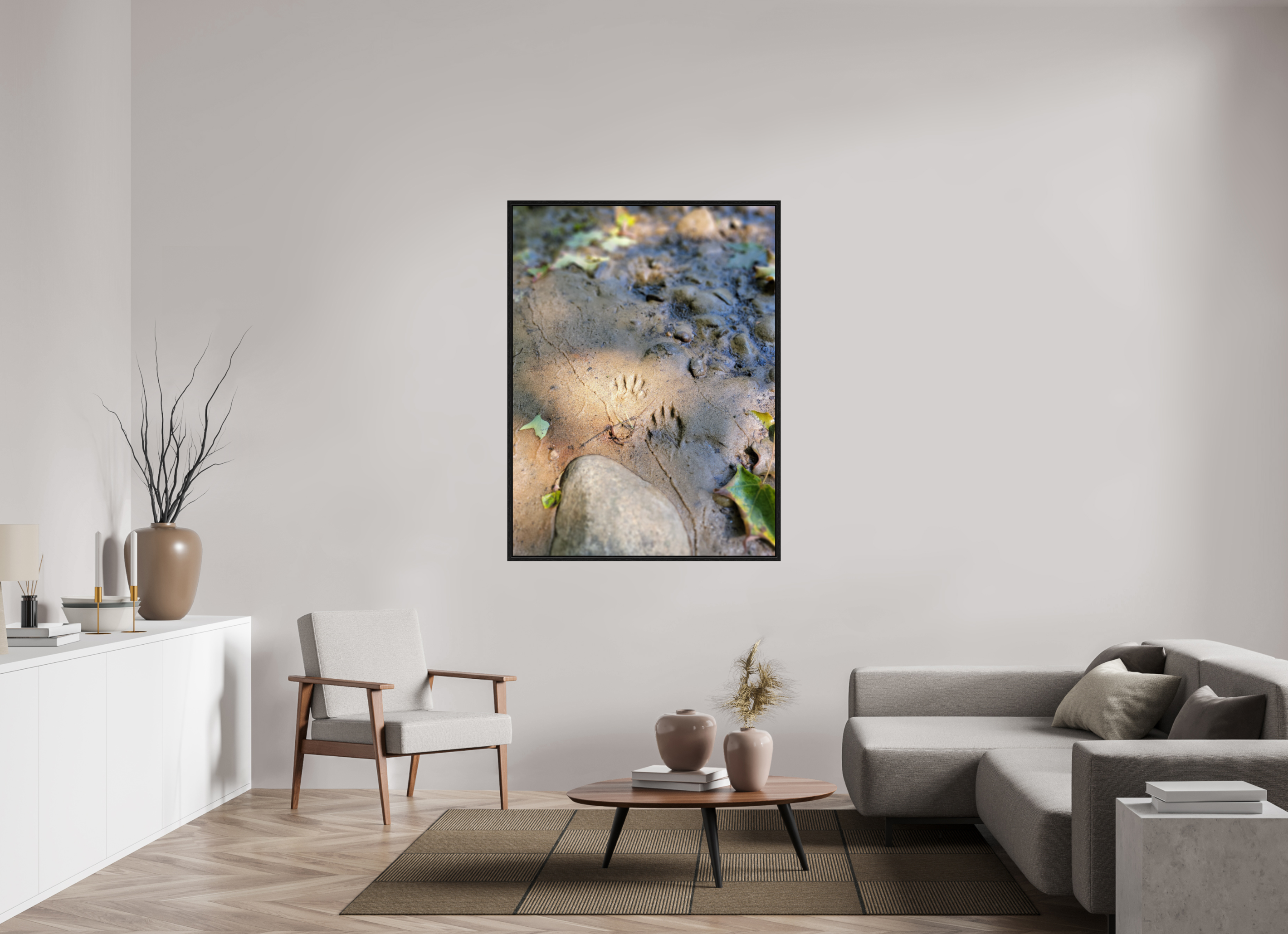 42 x 56″, Floater Frame Echo's Of A Night Walker