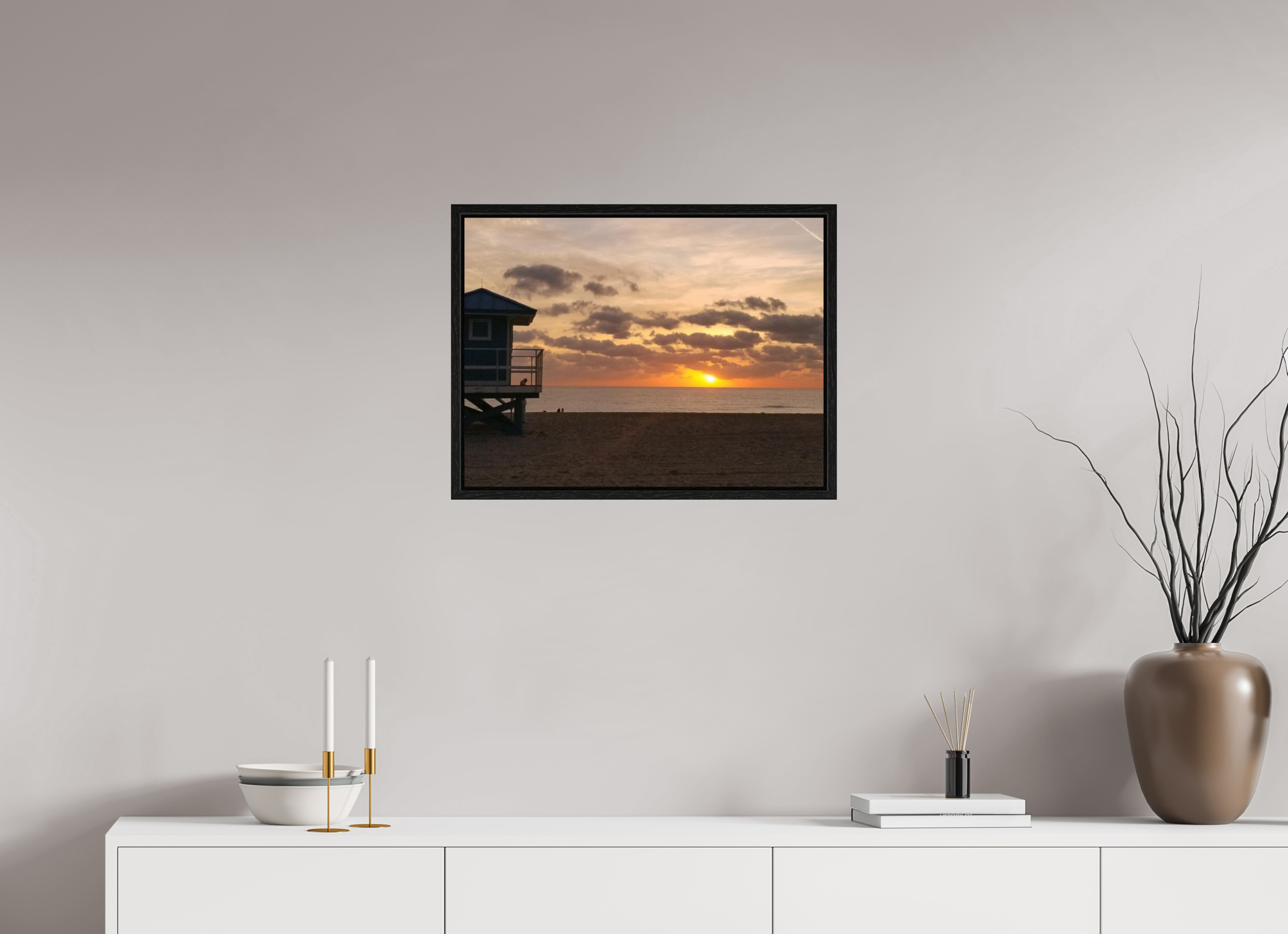 24 x 18″, Floater Frame The Hampton Sky
