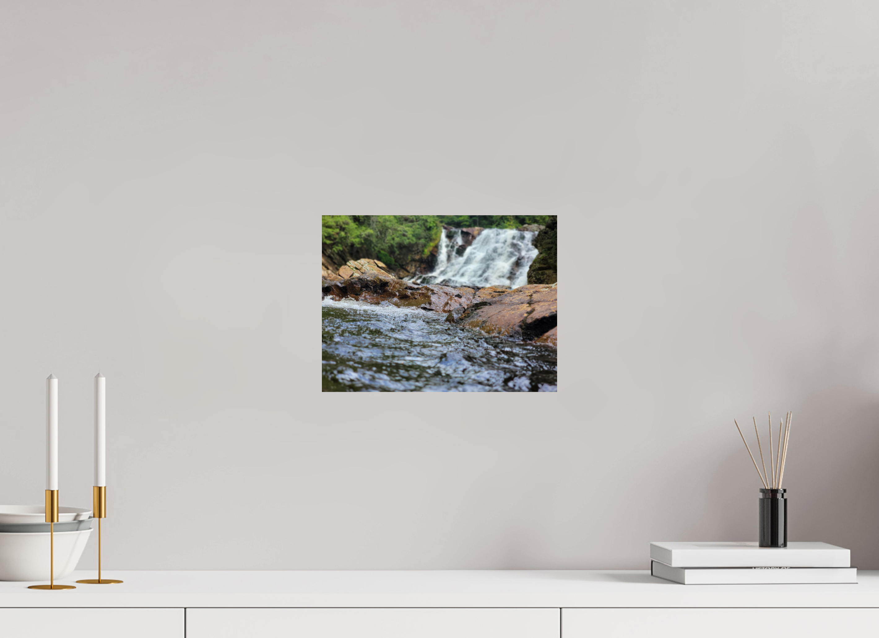 12 x 9″, Photo Print On Fuji Crystal DP II The Rush Of Bebe Falls