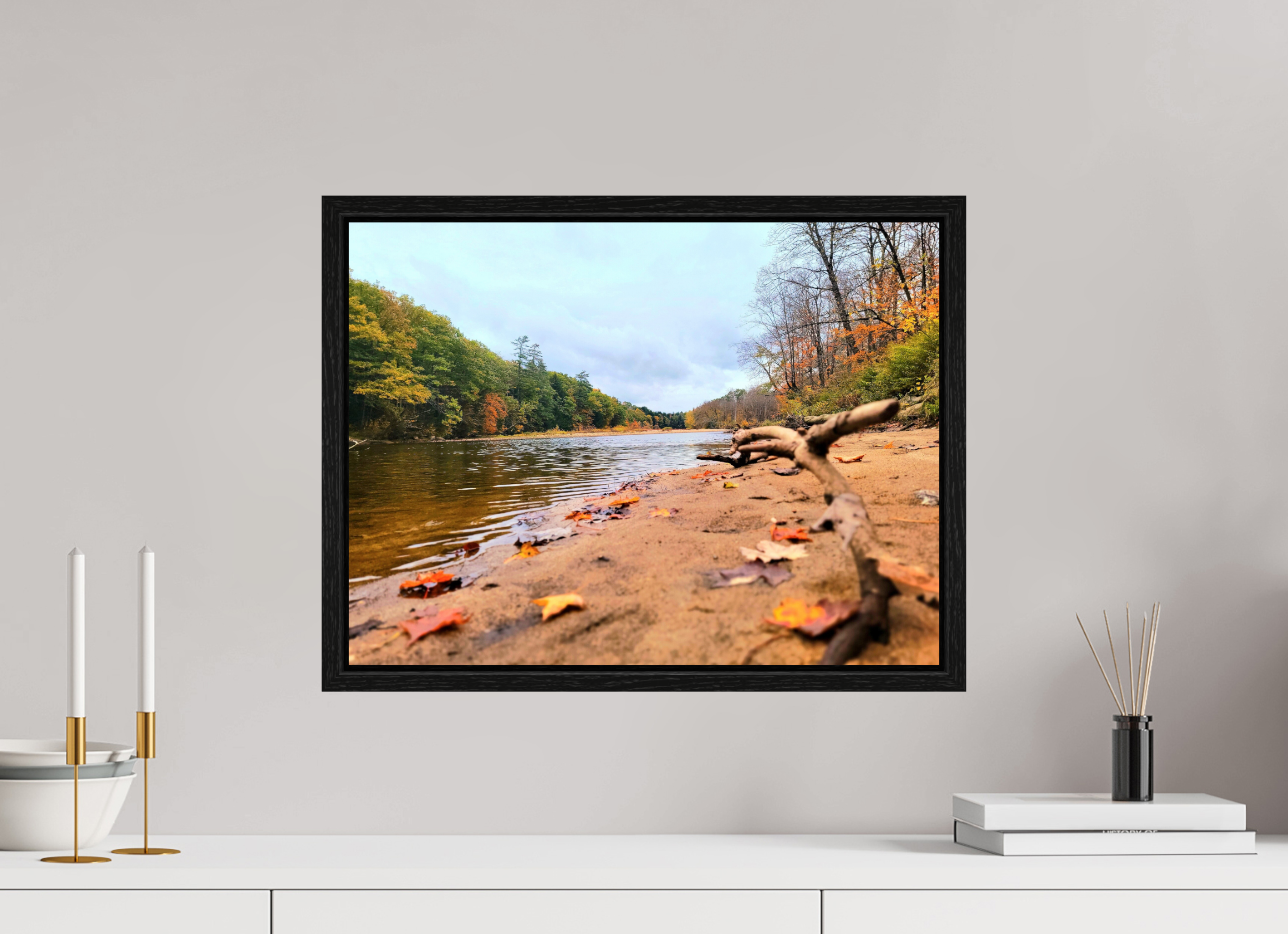20 x 15″, Floater Frame The Rivers Resting Place