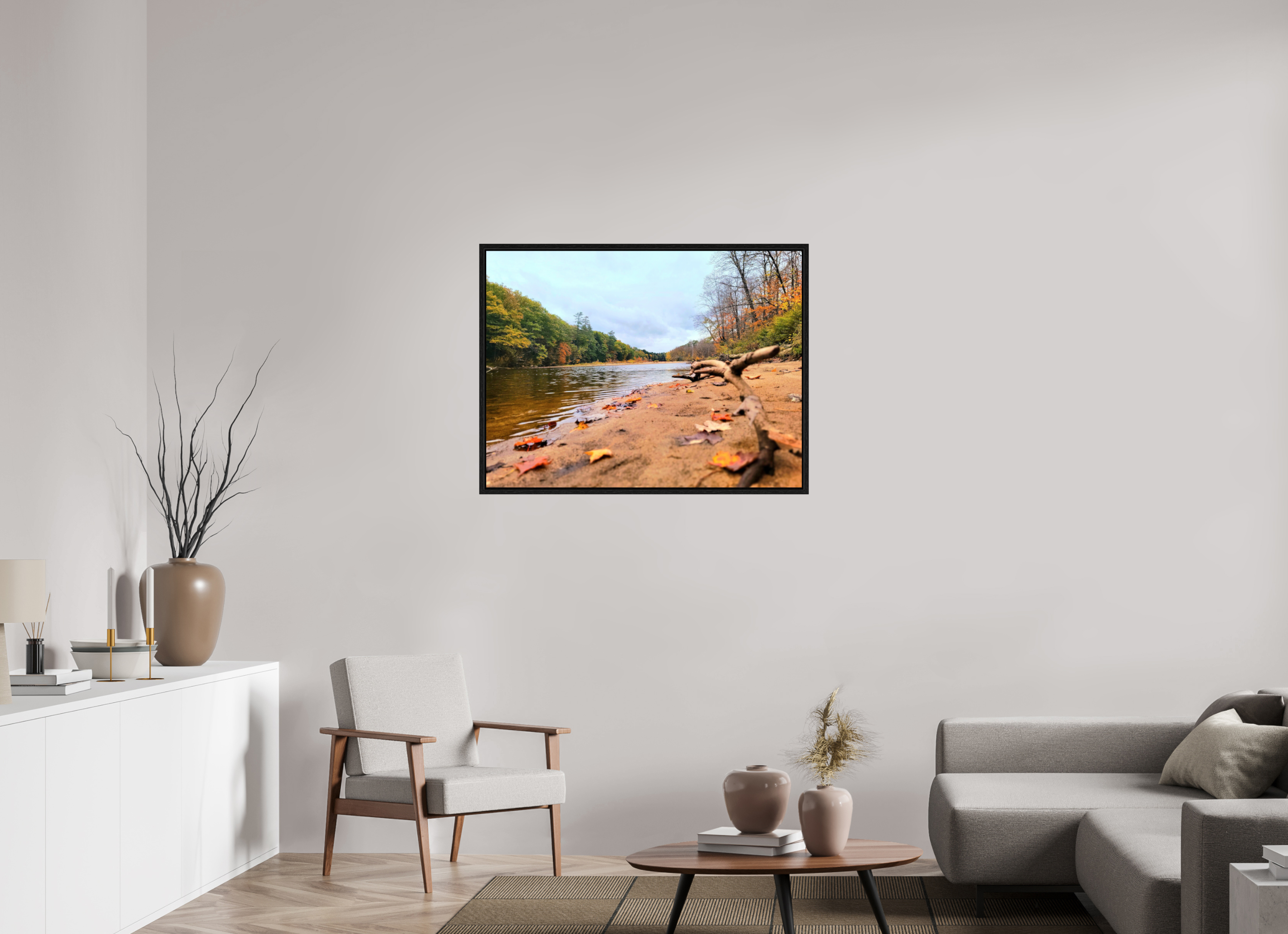 40 x 30″, Floater Frame The Rivers Resting Place