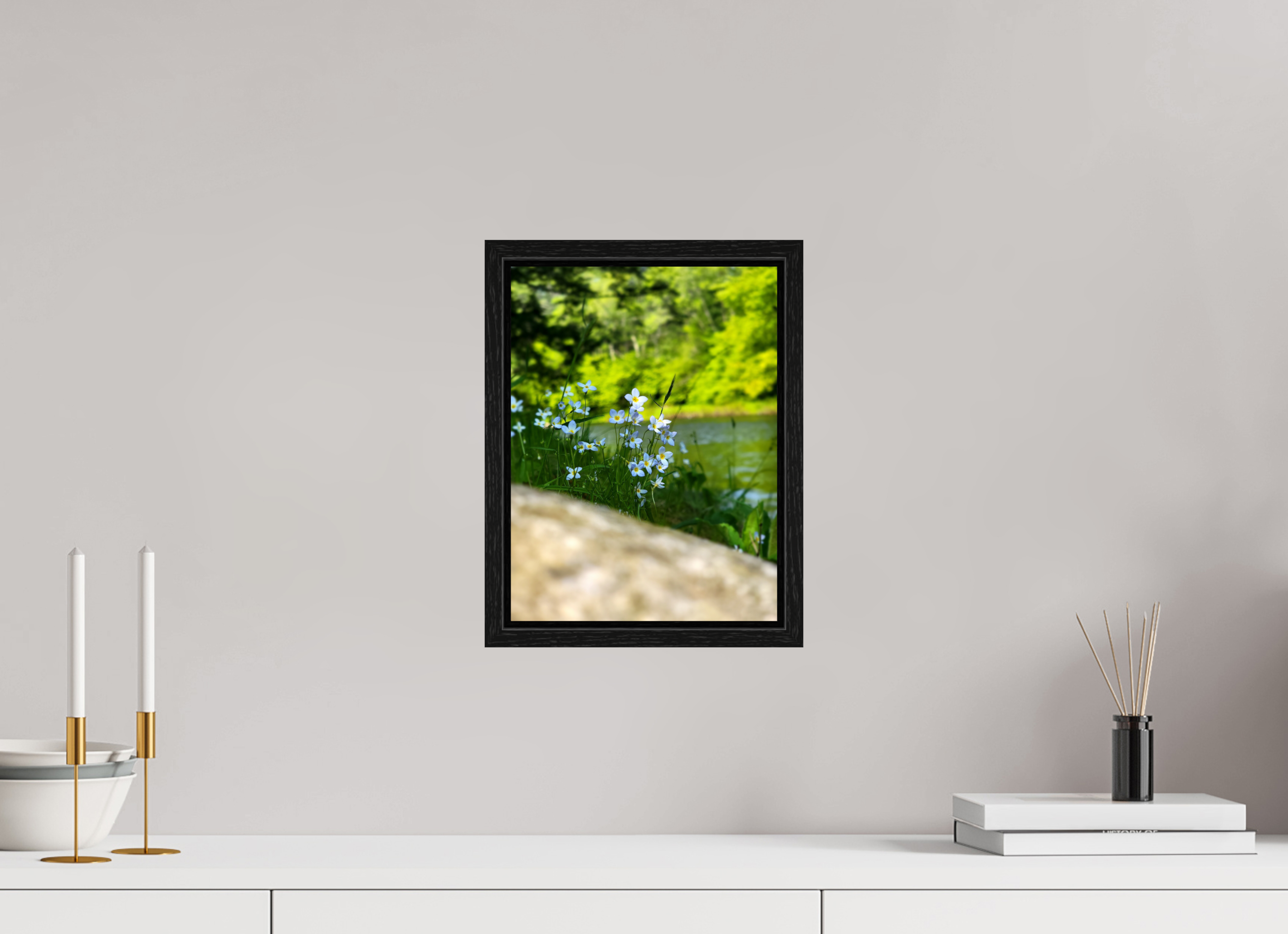 9 x 12″, Floater Frame Little Nothings Worth Rembering