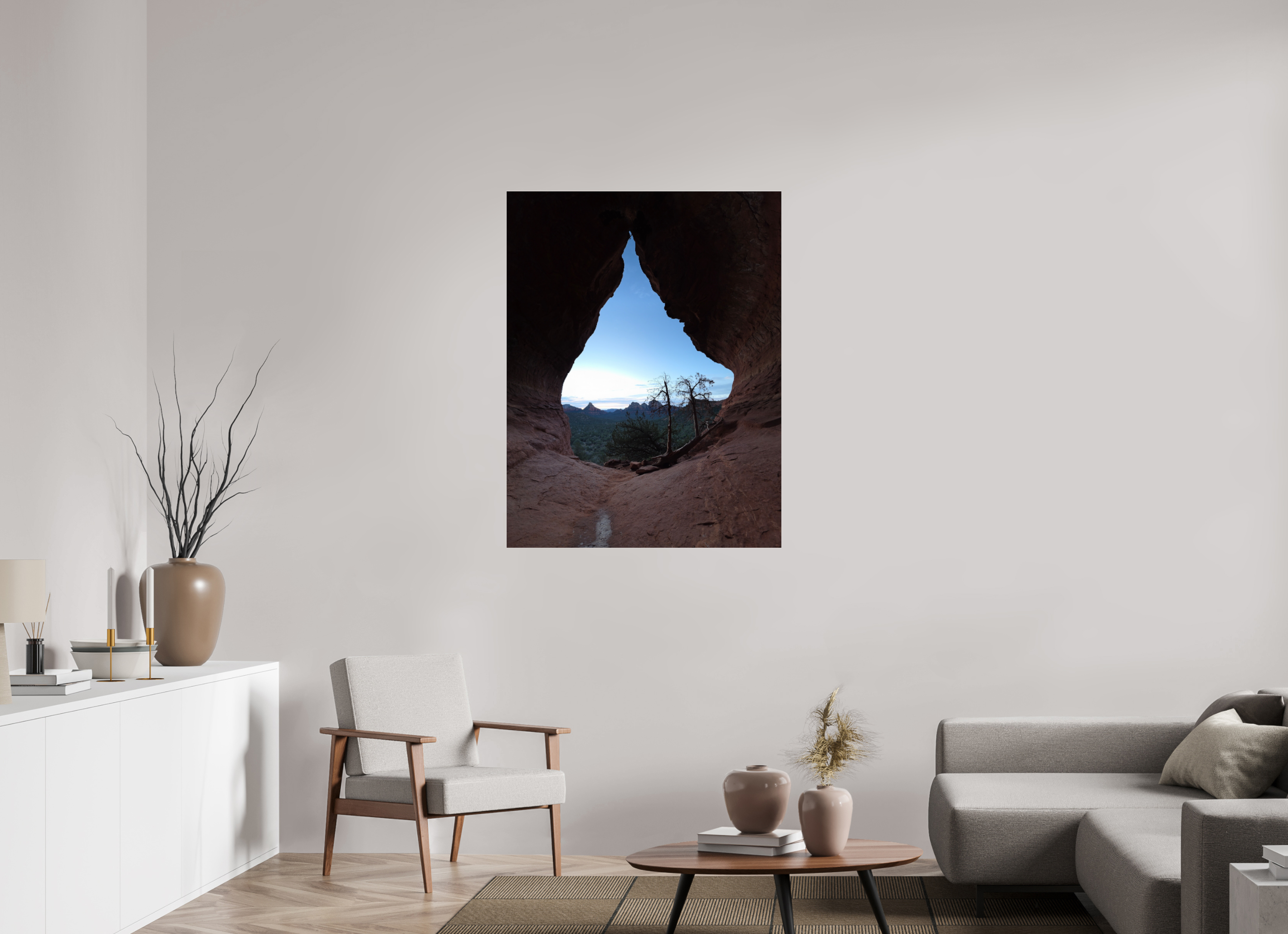 35 x 45.4″, Photo Print Under Acrylic Glass Where Light Is Born