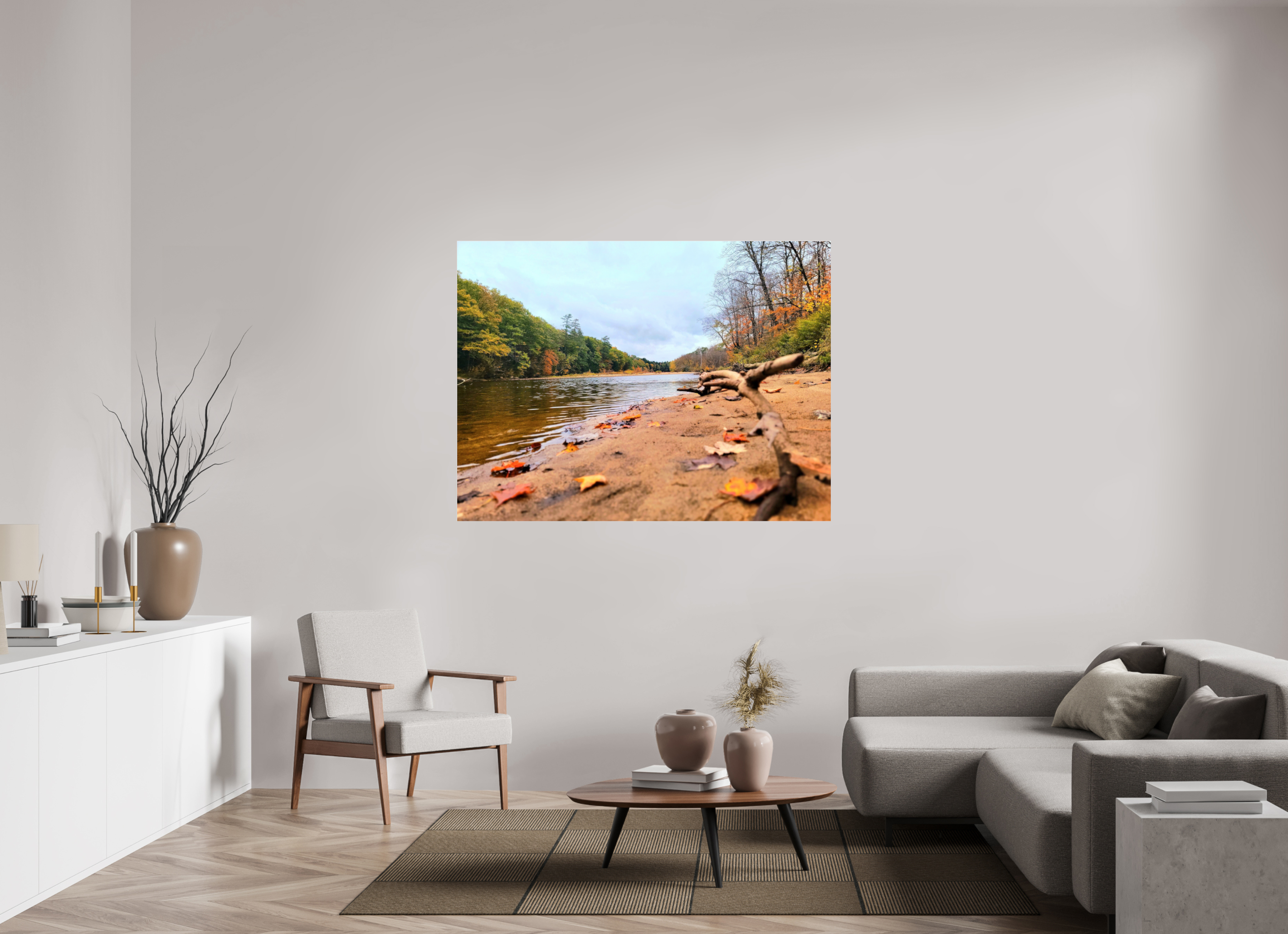 60 x 45″, Photo Print Under Acrylic Glass The Rivers Resting Place