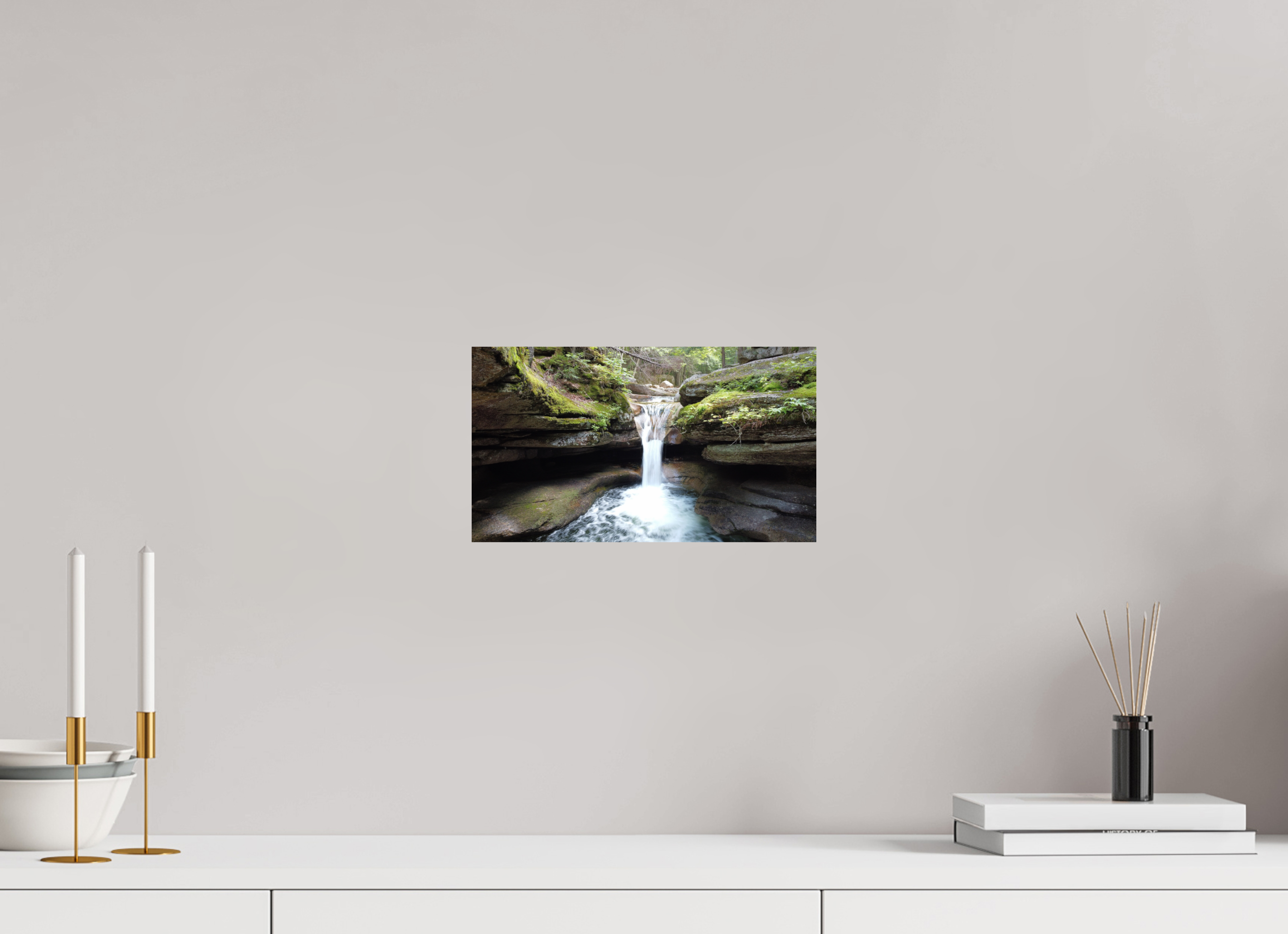 12 x 6.8″, Photo Print On Fuji Crystal DP II The Eternal Waterfall