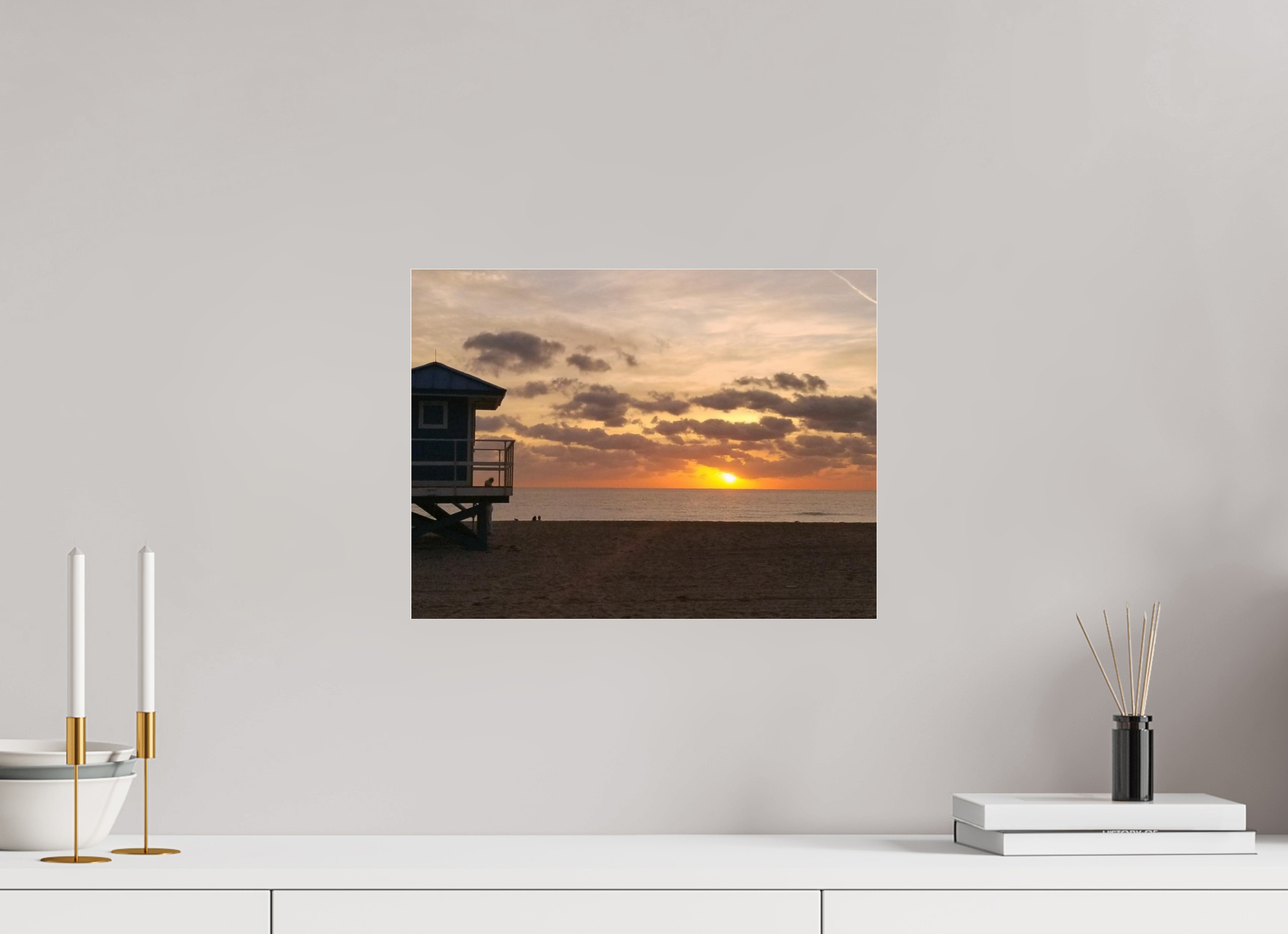 16 x 12″, Photo Print Under Acrylic Glass The Hampton Sky